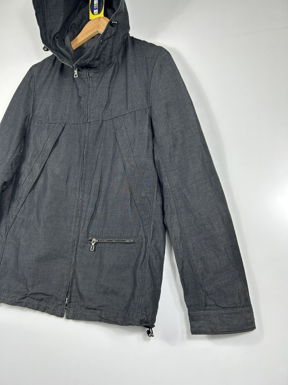 Japanese Brand × Lounge Lizard × Vintage ⚡️Vintage Lounge Lizard Hooded Zipper Jacket Size US M / EU 48-50 / 2 - 3 Thumbnail