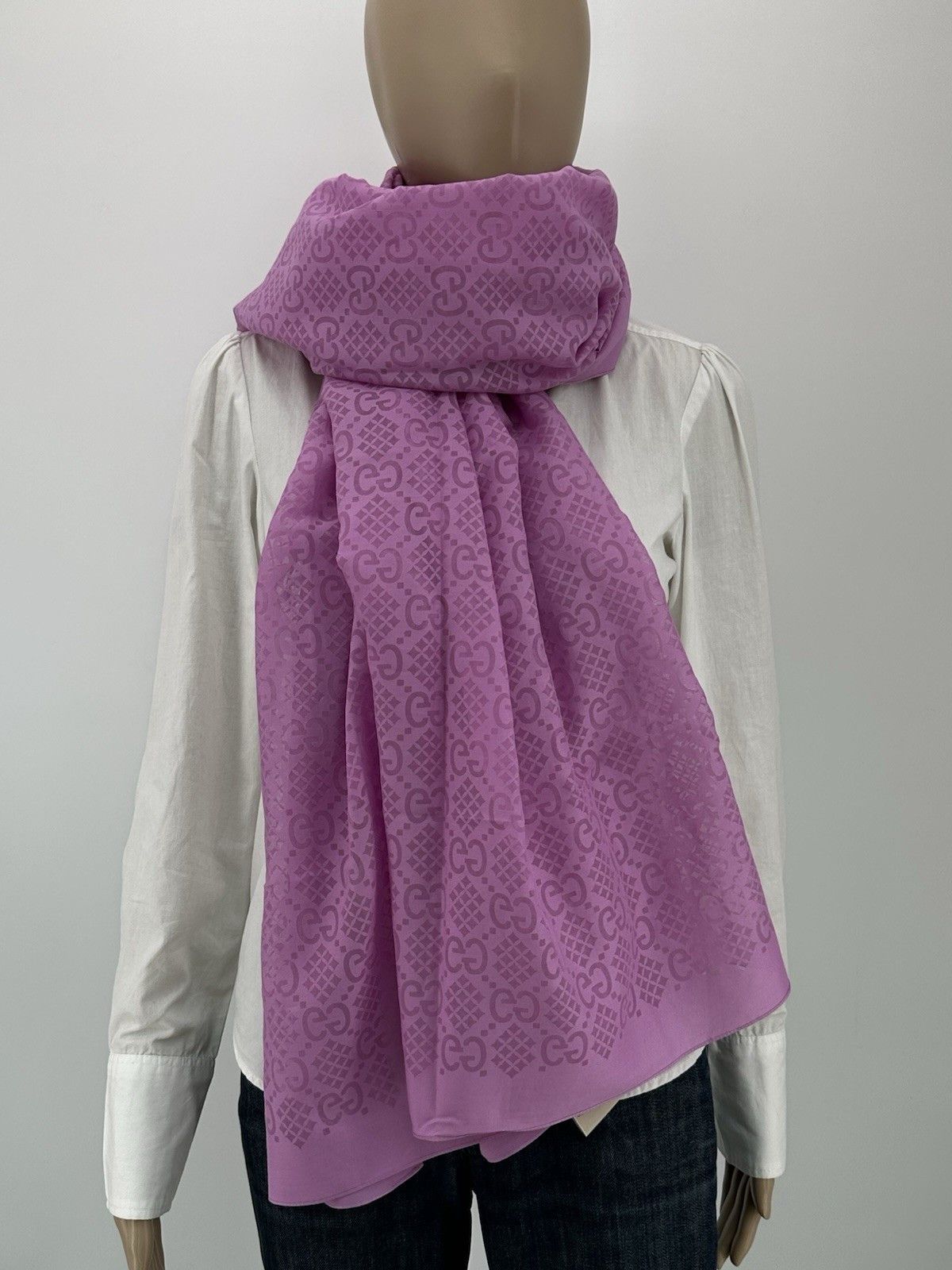 Gucci New Gucci Scarves 120x180cm Silk / Cotton Size ONE SIZE - 3 Thumbnail