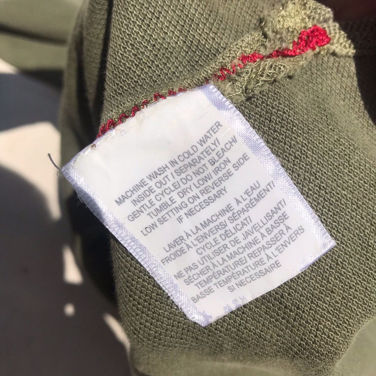 Parasuco × Vintage Parasuco Parabuco japan Denim Green long sleeve canvas polo Size US L / EU 52-54 / 3 - 10 Thumbnail