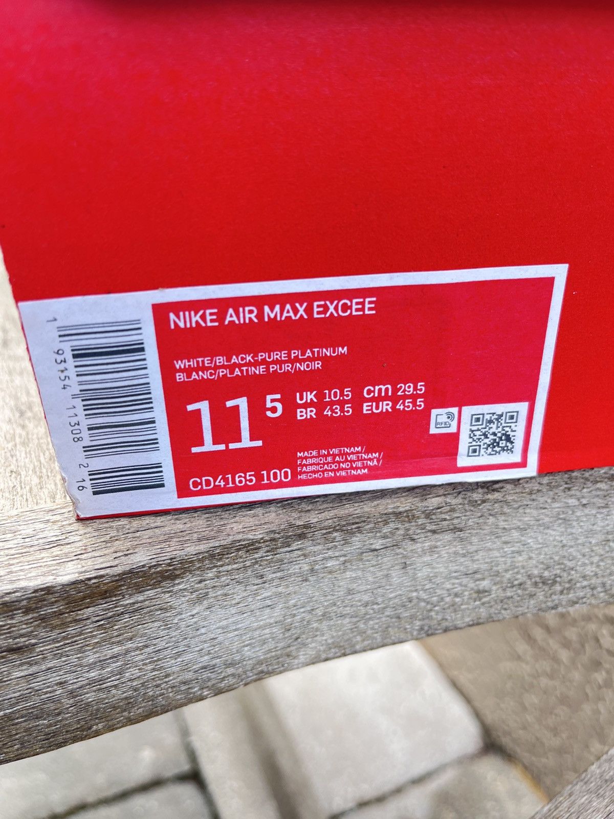 Nike Nike Air Max Excee Men US 11.5 Size US 11.5 / EU 44-45 - 6 Thumbnail