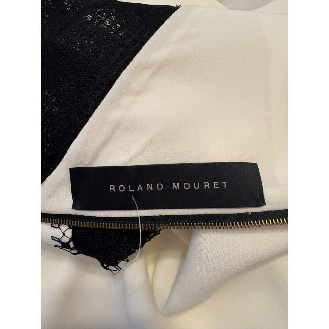 Roland Mouret Roland Mouret White Bateau Neckline Slip Dress Size S / US 4 / IT 40 - 9 Thumbnail