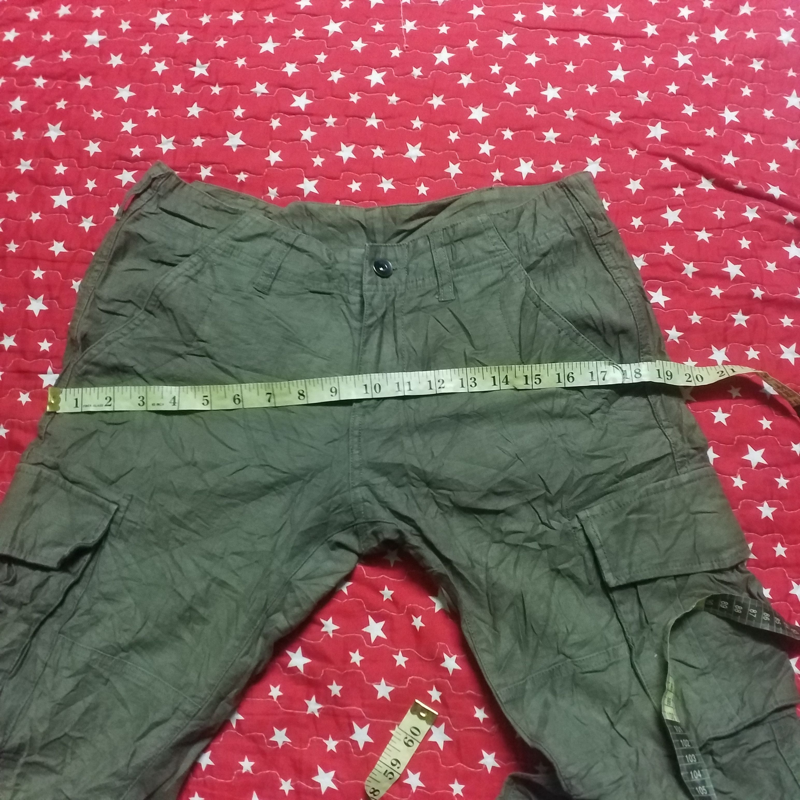 Japanese Brand army green cargo urban work trousers Size US 31 - 4 Thumbnail