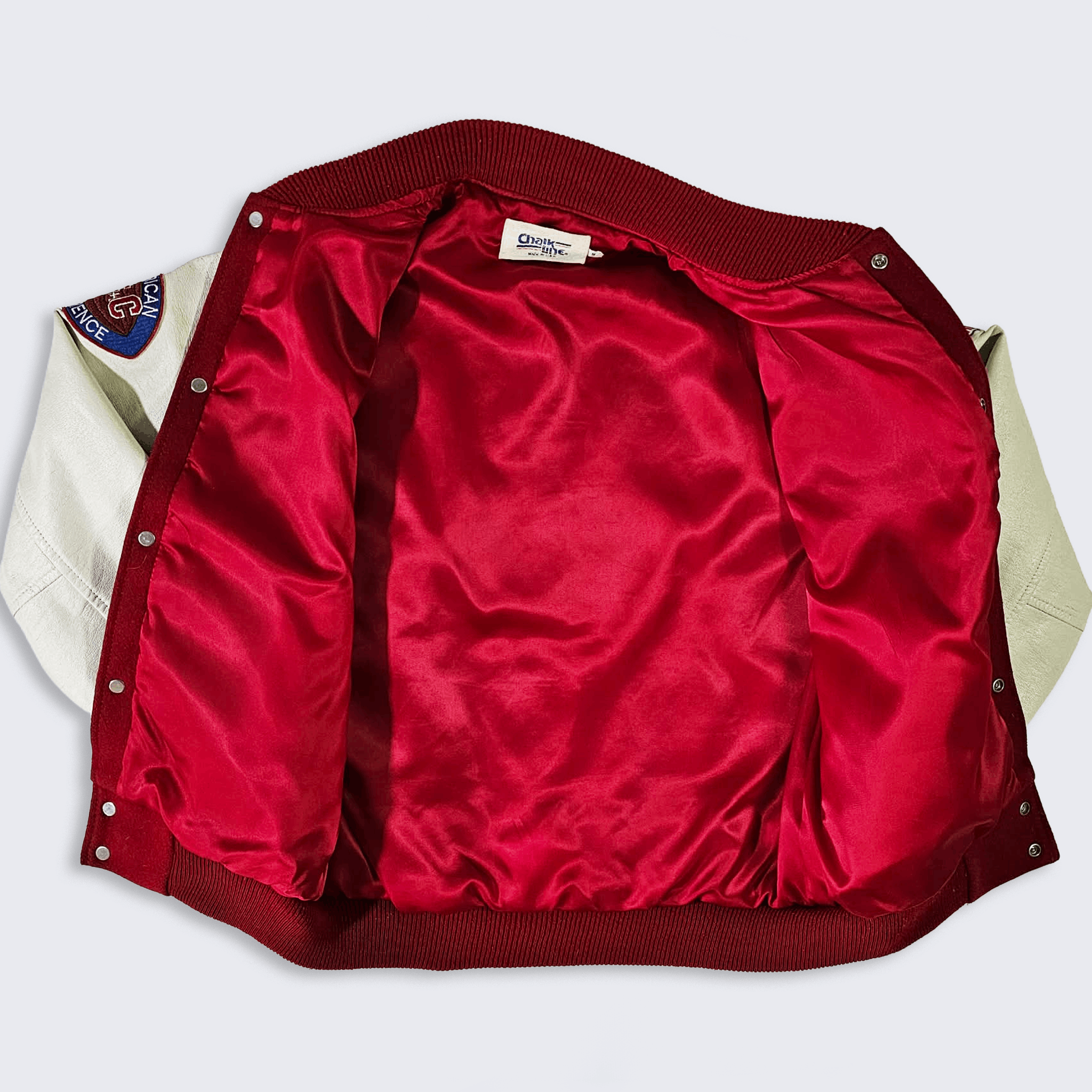 Chalk Line Kansas City Chiefs Vintage 80s Chalk Line Varsity Jacket Size US S / EU 44-46 / 1 - 3 Thumbnail