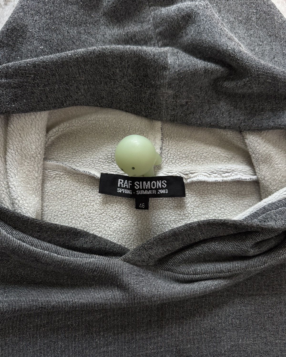 Raf Simons Raf Simons SS03 grey penelope hoodie Size US S / EU 44-46 / 1 - 3 Thumbnail