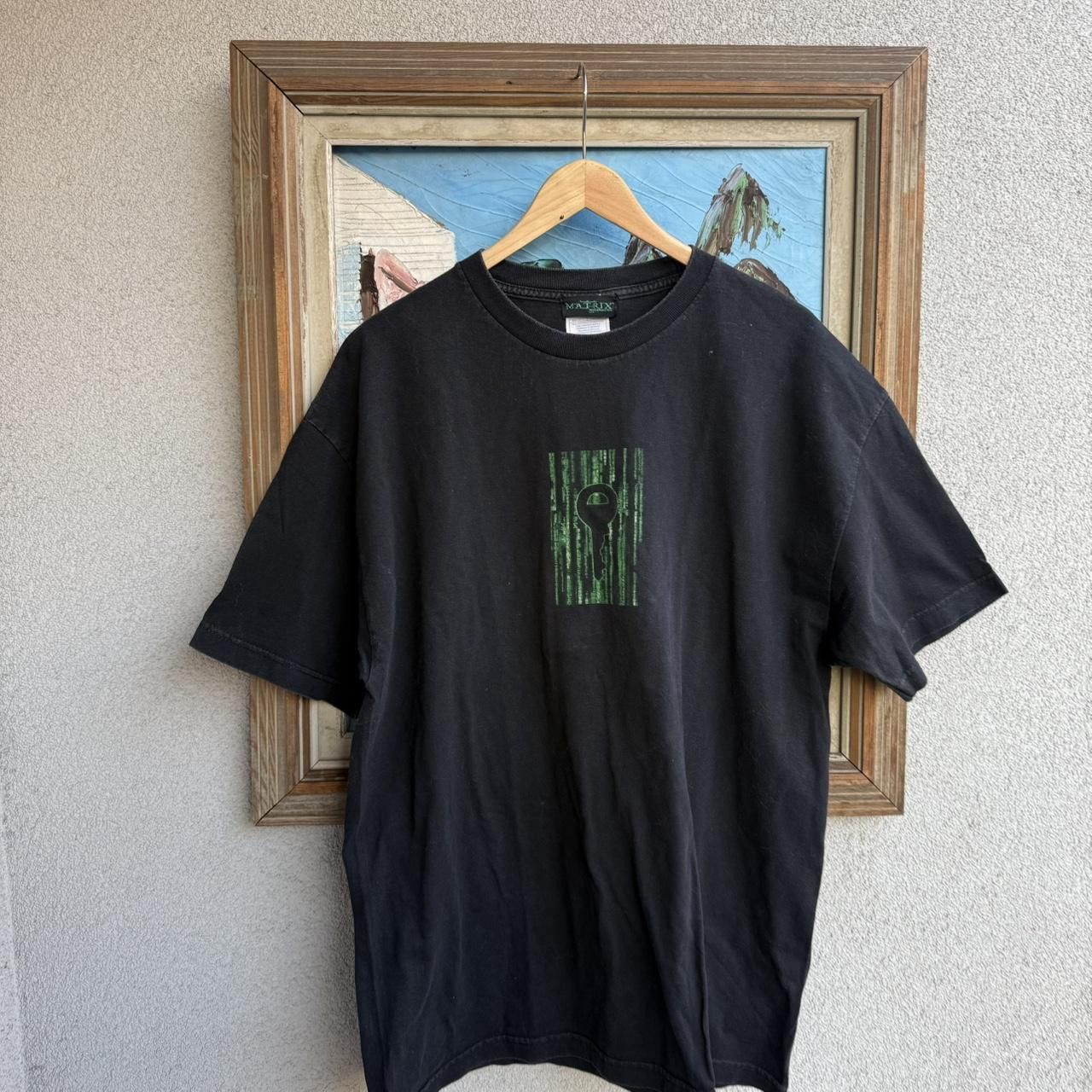 Vintage Vintage 90s Matrix Movie Graphic black cotton tee Size XL Size US XL / EU 56 / 4 - 2 Thumbnail