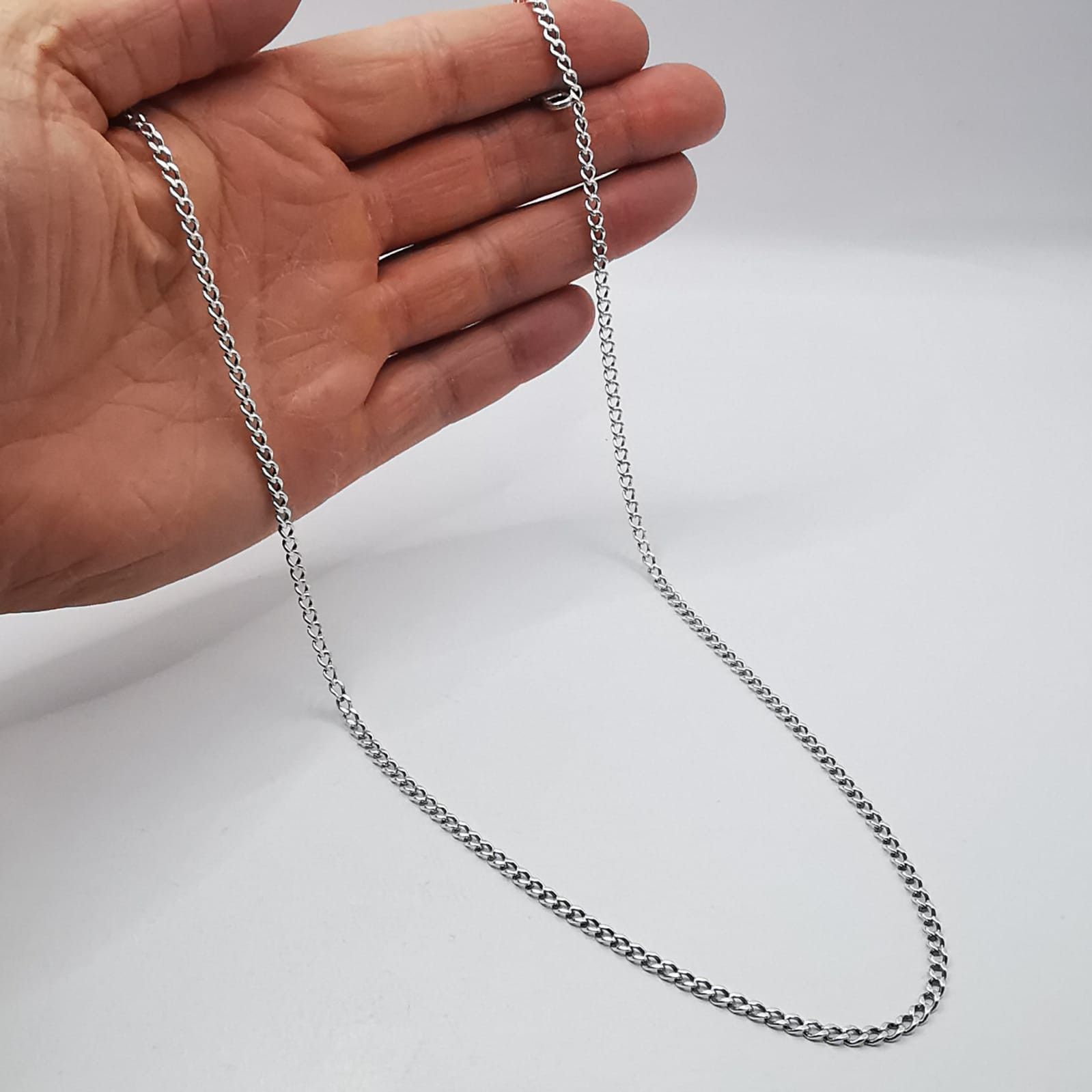Sterling Silver Vintage Jewelry Chain, 925 Sterling Silver, Signed 14.01g Size ONE SIZE - 7 Thumbnail
