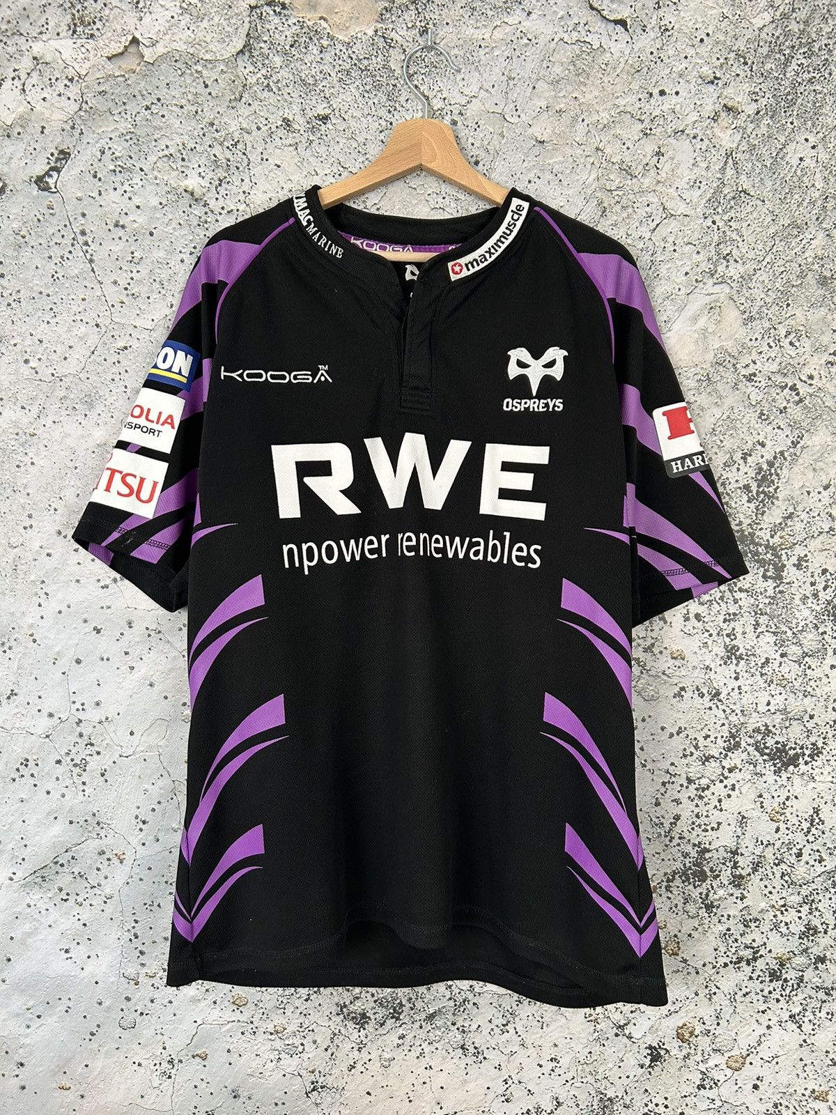 Vintage Vintage Ospreys Rugby League Jersey Sportswear Retro Hype Size US XL / EU 56 / 4 - 1 Thumbnail
