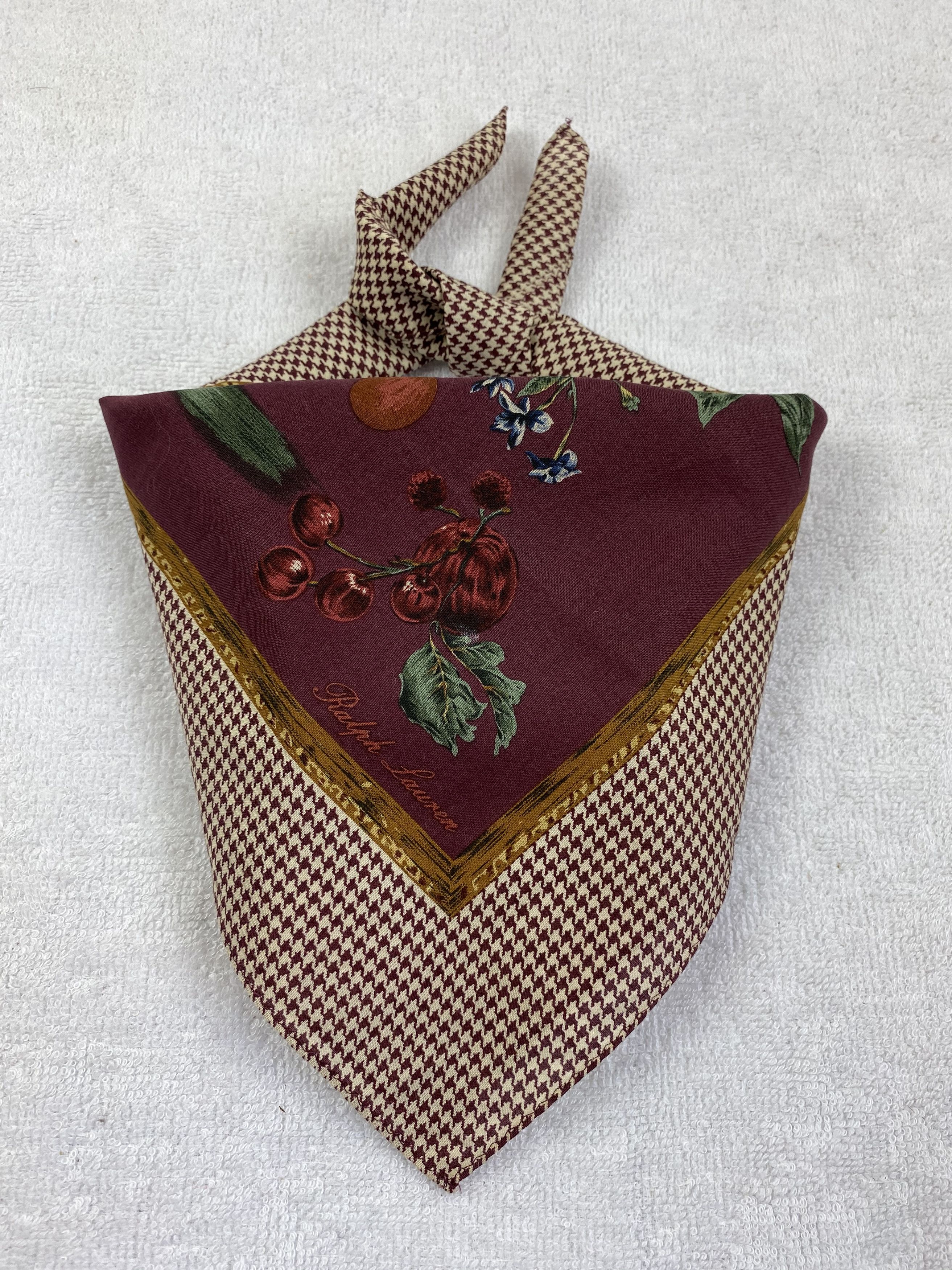 Ralph Lauren Ralph Lauren Houndstooth Handkerchief / Bandana/Neckerchief Size ONE SIZE - 2 Thumbnail