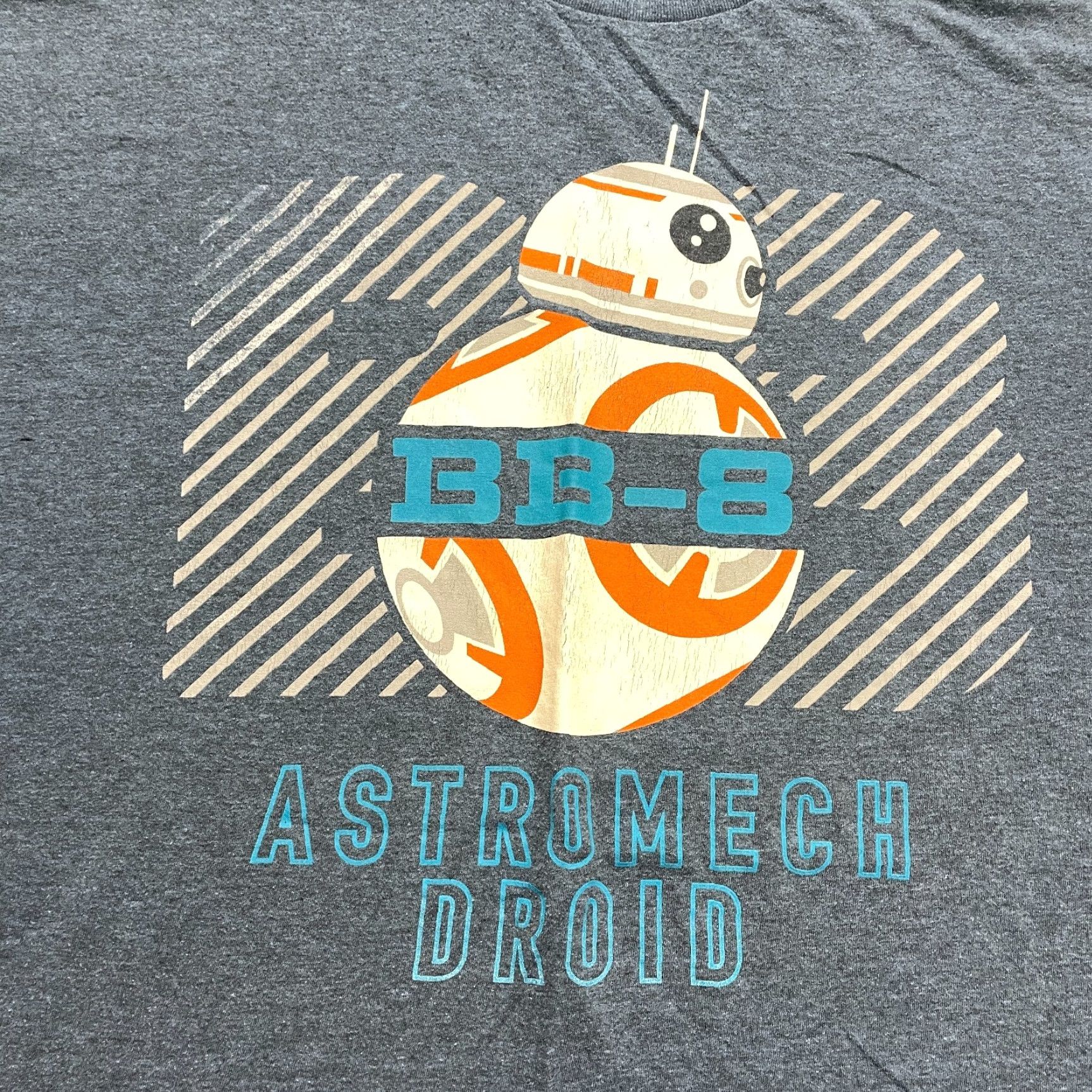 Star Wars Star Wars T-Shirt Men 2XL Blue Graphic Crew Neck Cotton Tee Shirt Star Wars Astromech Droid BB-8 Graphic Print Cartoon Classic Tv Shows Size US XXL / EU 58 / 5 - 3 Thumbnail
