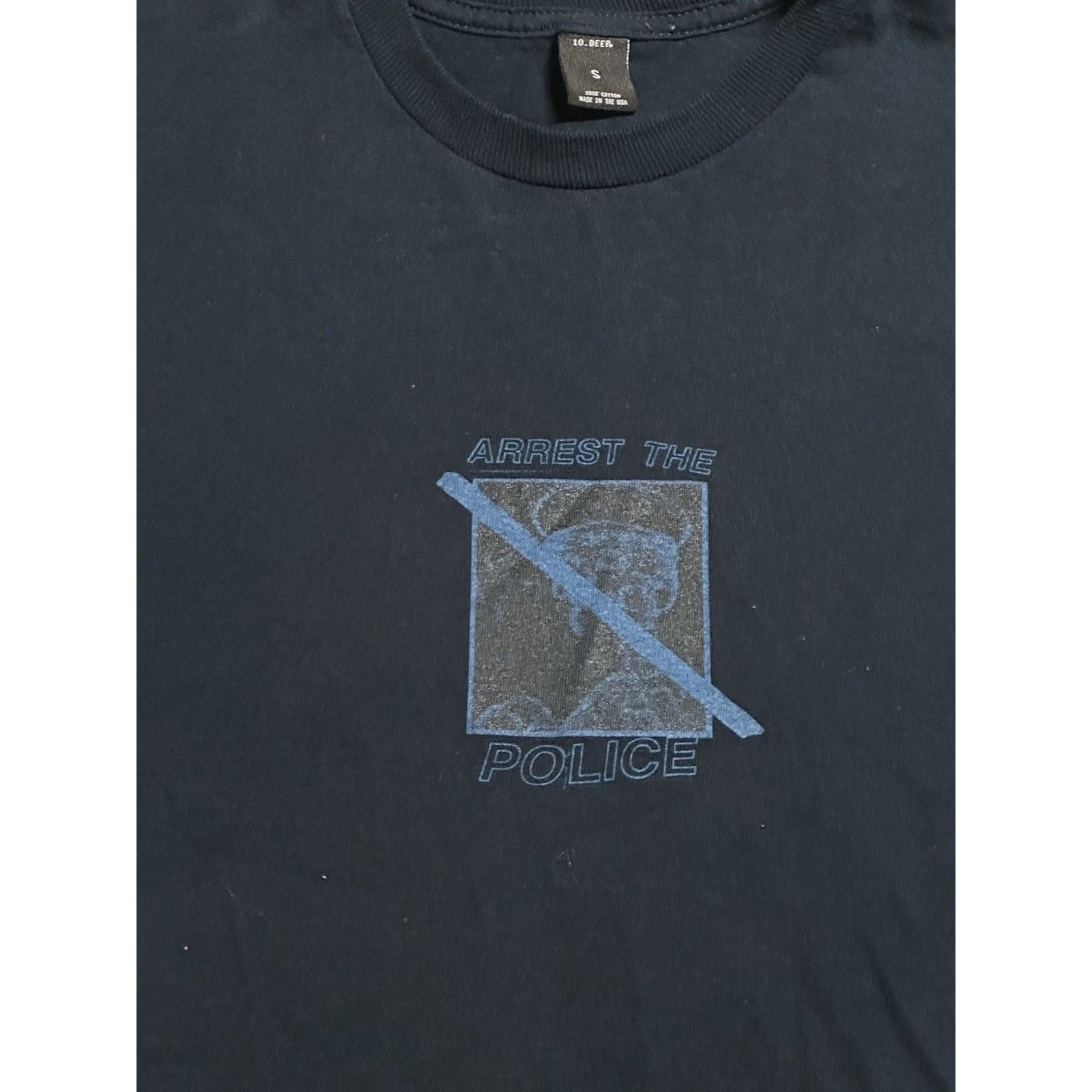 Other 10.Deep Arrest The Police T Shirt Size Small Navy Blue Doubl Size US S / EU 44-46 / 1 - 2 Thumbnail