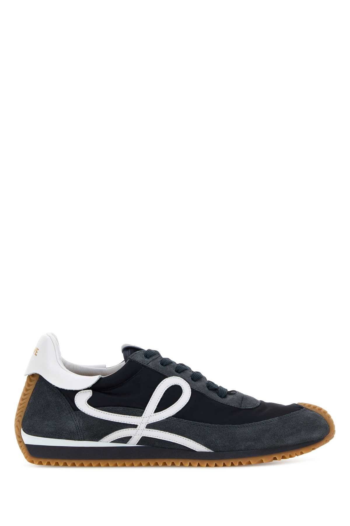 Loewe Blue Nylon And Suede Ballet Runner 2.0 Sneakers Size US 12 / EU 45 - 1 Thumbnail