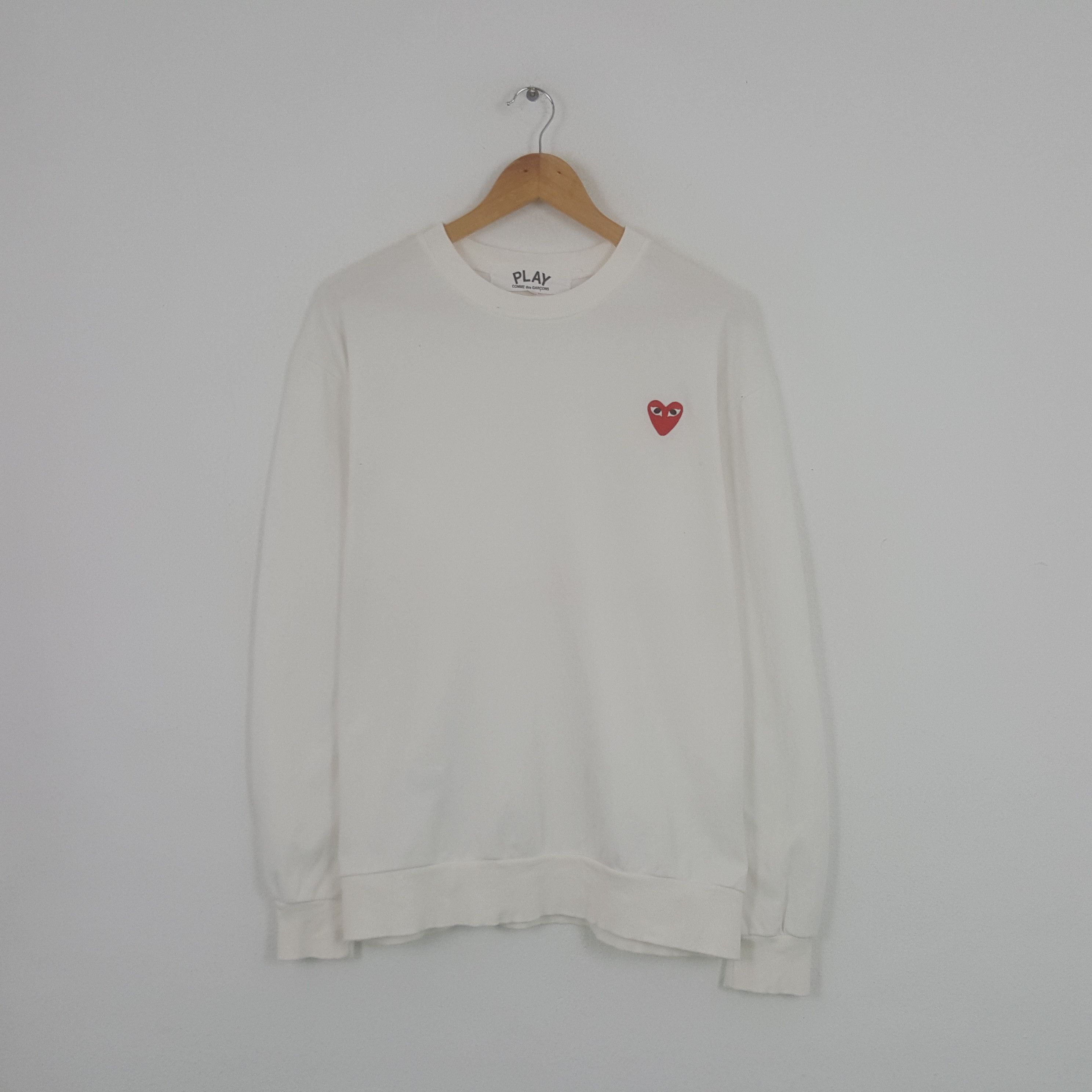 Comme Des Garcons Play Japanese Brand Vintage Vintage Play Comme des Garcons Japanese Designer Sweatshirt Grailed