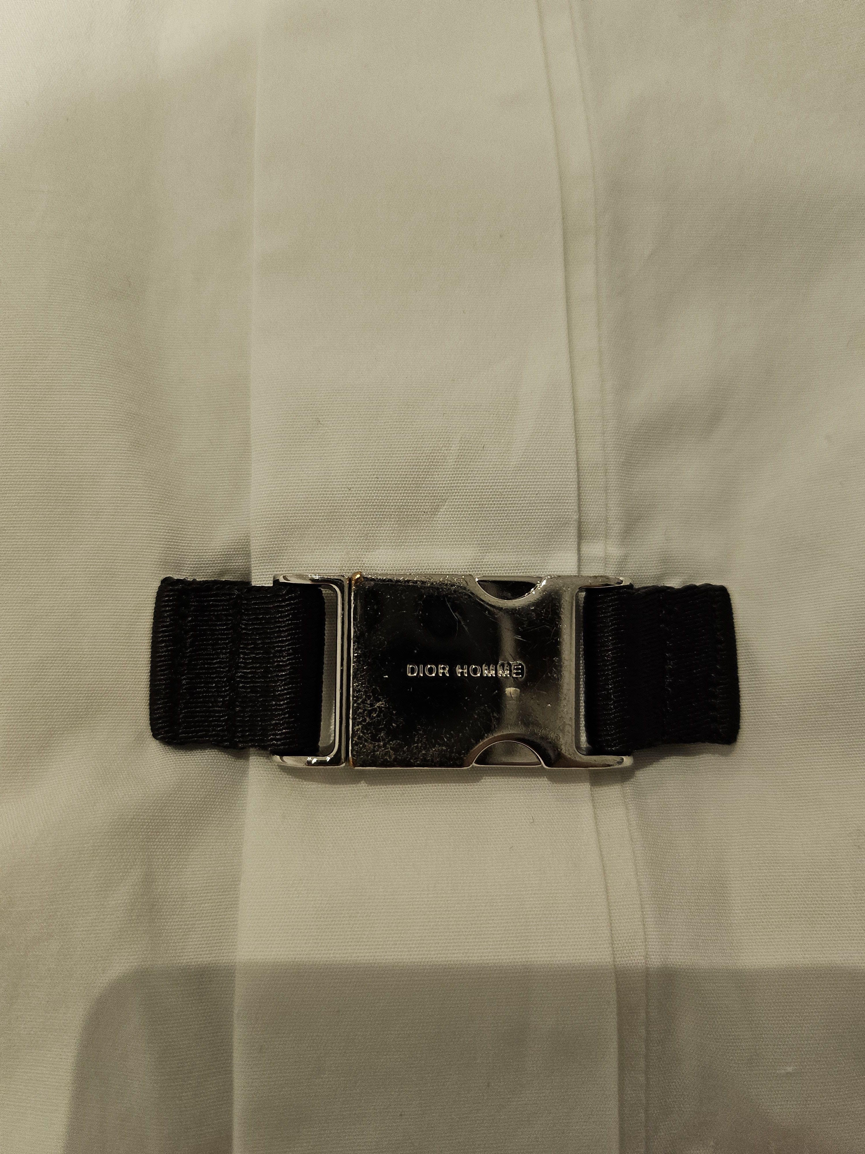 Dior Dior Homme FW13 White shirt with buckle detail Size US S / EU 44-46 / 1 - 3 Thumbnail