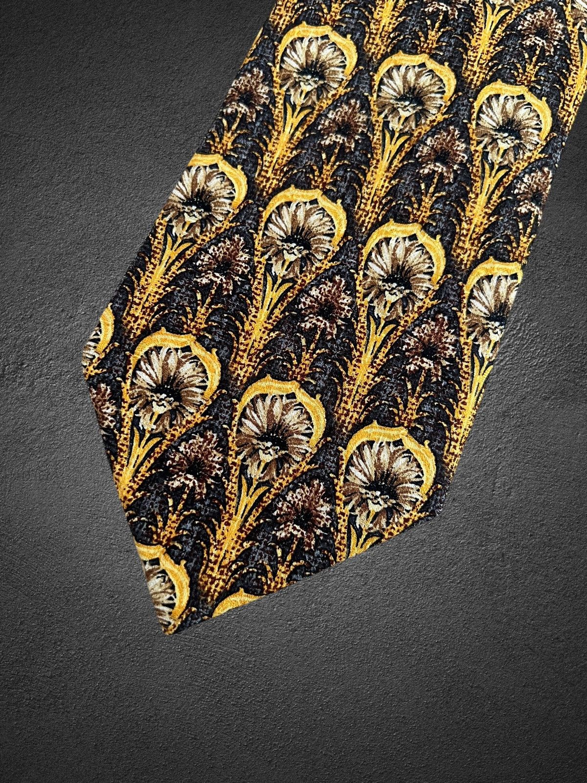 Ermenegildo Zegna Ermenegildo Zegna 100% Silk Tie – Italian Designer Size ONE SIZE - 3 Thumbnail