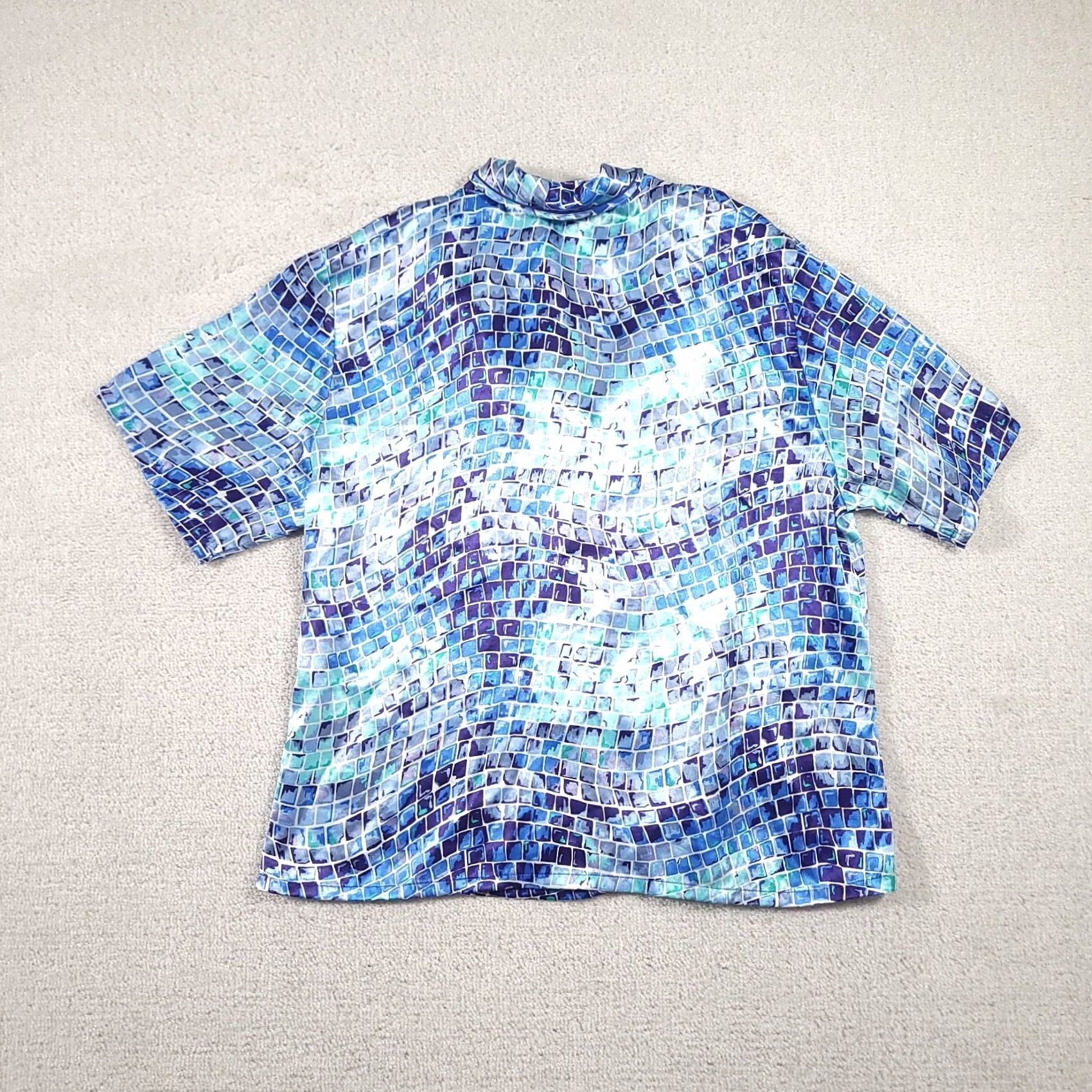 Victoria's Secret Victoria's Secret Satin Sleep Shirt Women’s L Blue Button Front Pajama Top Shirt Womens L Blue Satin Sleep Shirt Size L / US 10 / IT 46 - 7 Thumbnail