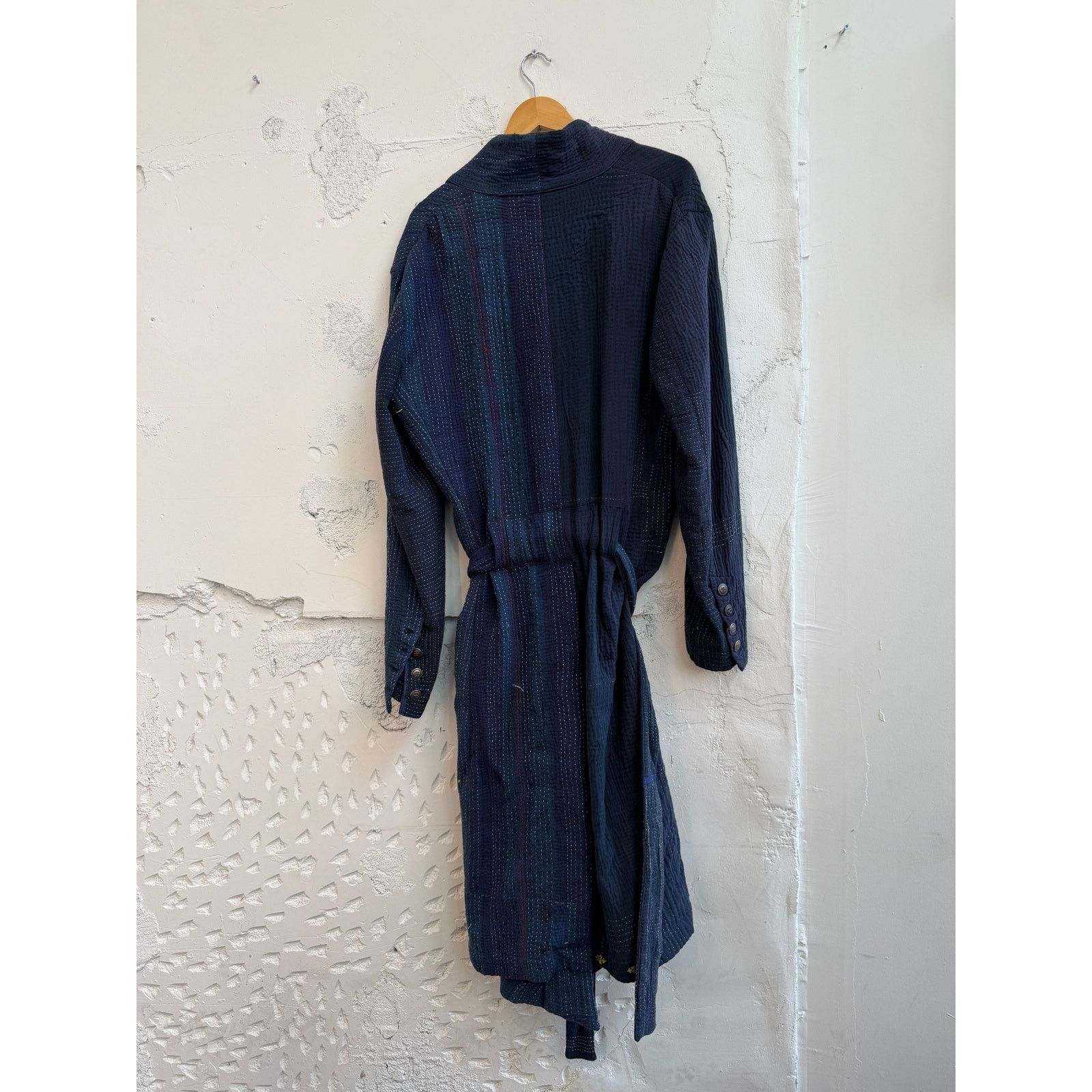 Greg Lauren Greg Lauren SAMPLE Kantha GL1 Belted Kimono Robe Size US XL / EU 56 / 4 - 2 Thumbnail