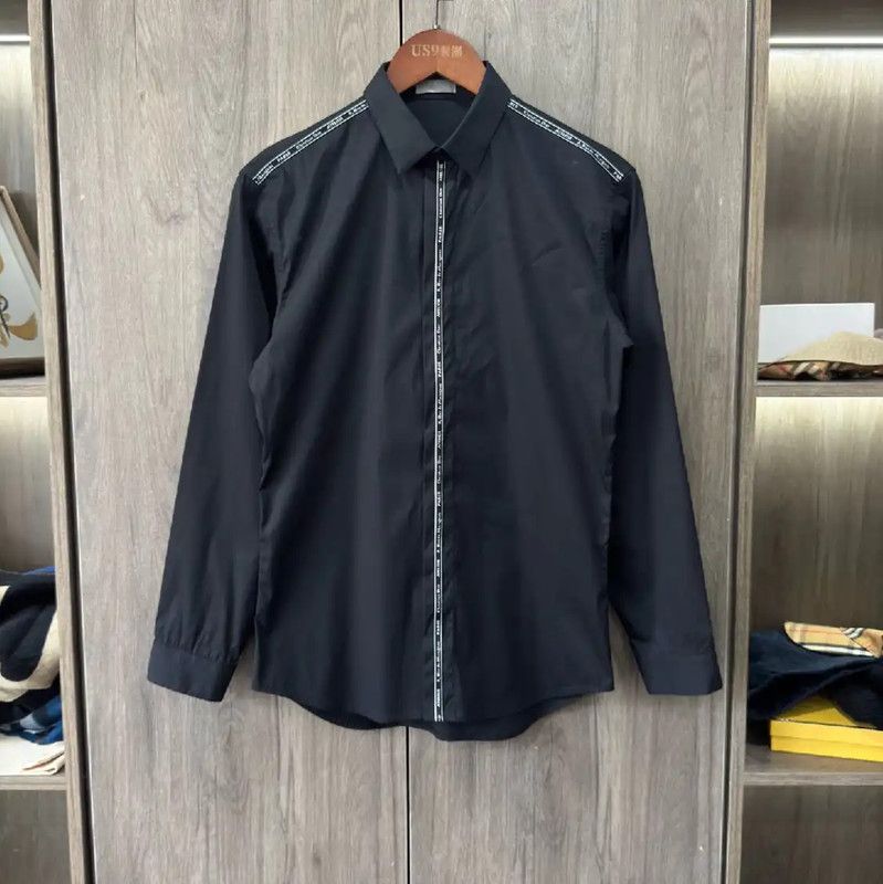 Dior Dior Black Leather Women's Shirt 0089 Size XS / US 0-2 / IT 36-38 - 1 Thumbnail