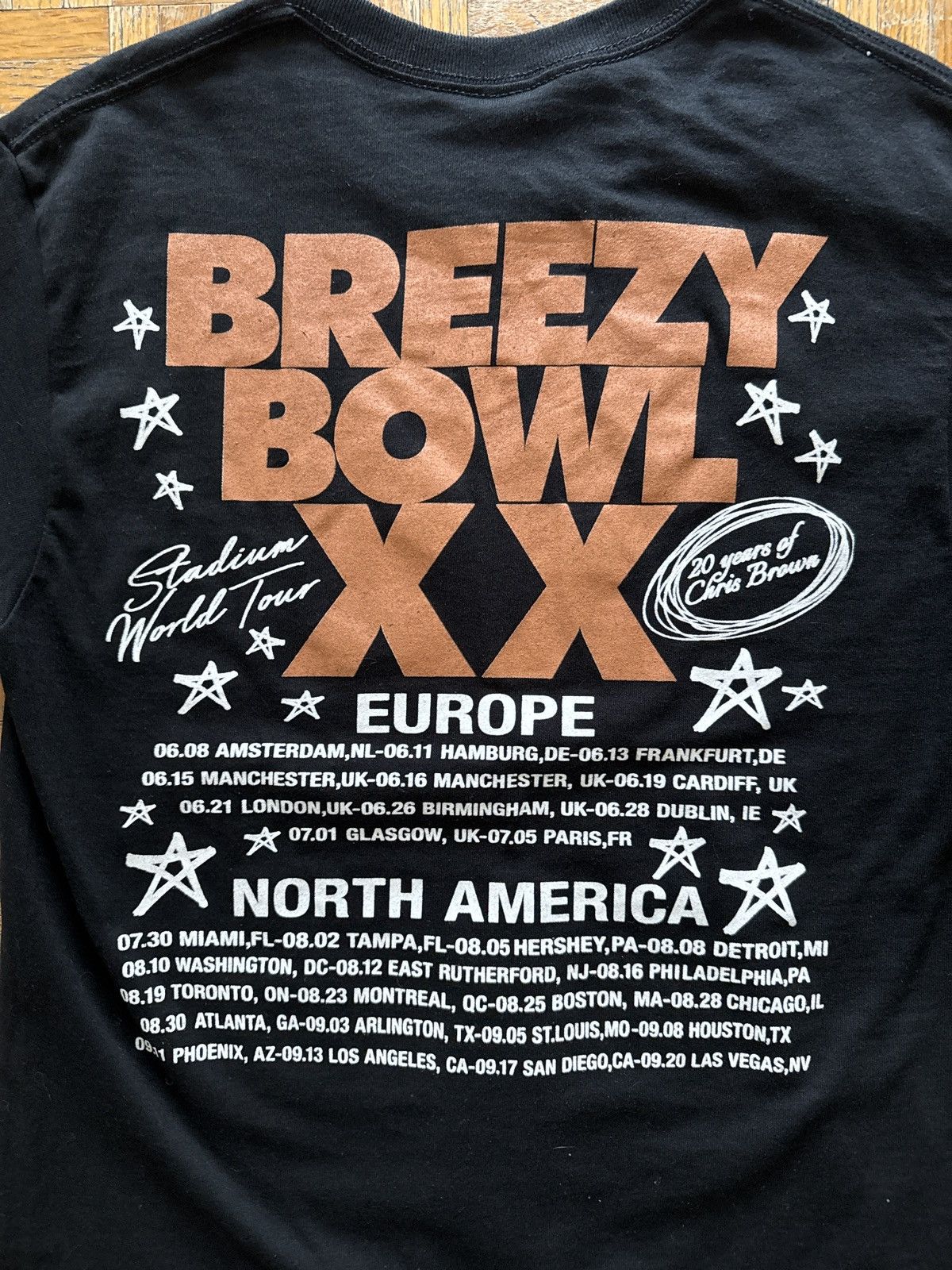 Other Chris brown breezy bowl tour tee Size US S / EU 44-46 / 1 - 5 Thumbnail