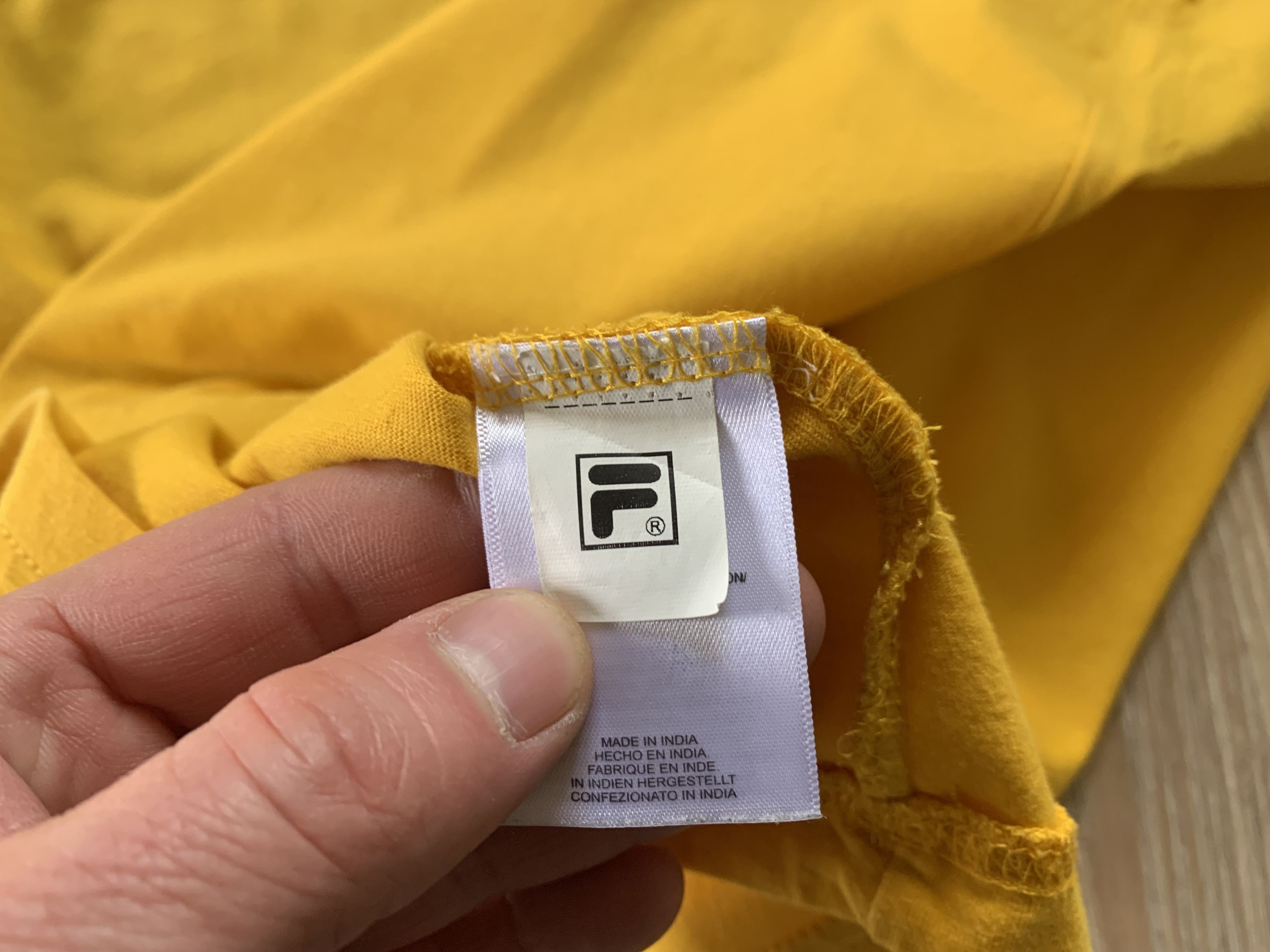 Fila Fila Multilogo Yellow Cotton T-Shirt Size US M / EU 48-50 / 2 - 6 Thumbnail
