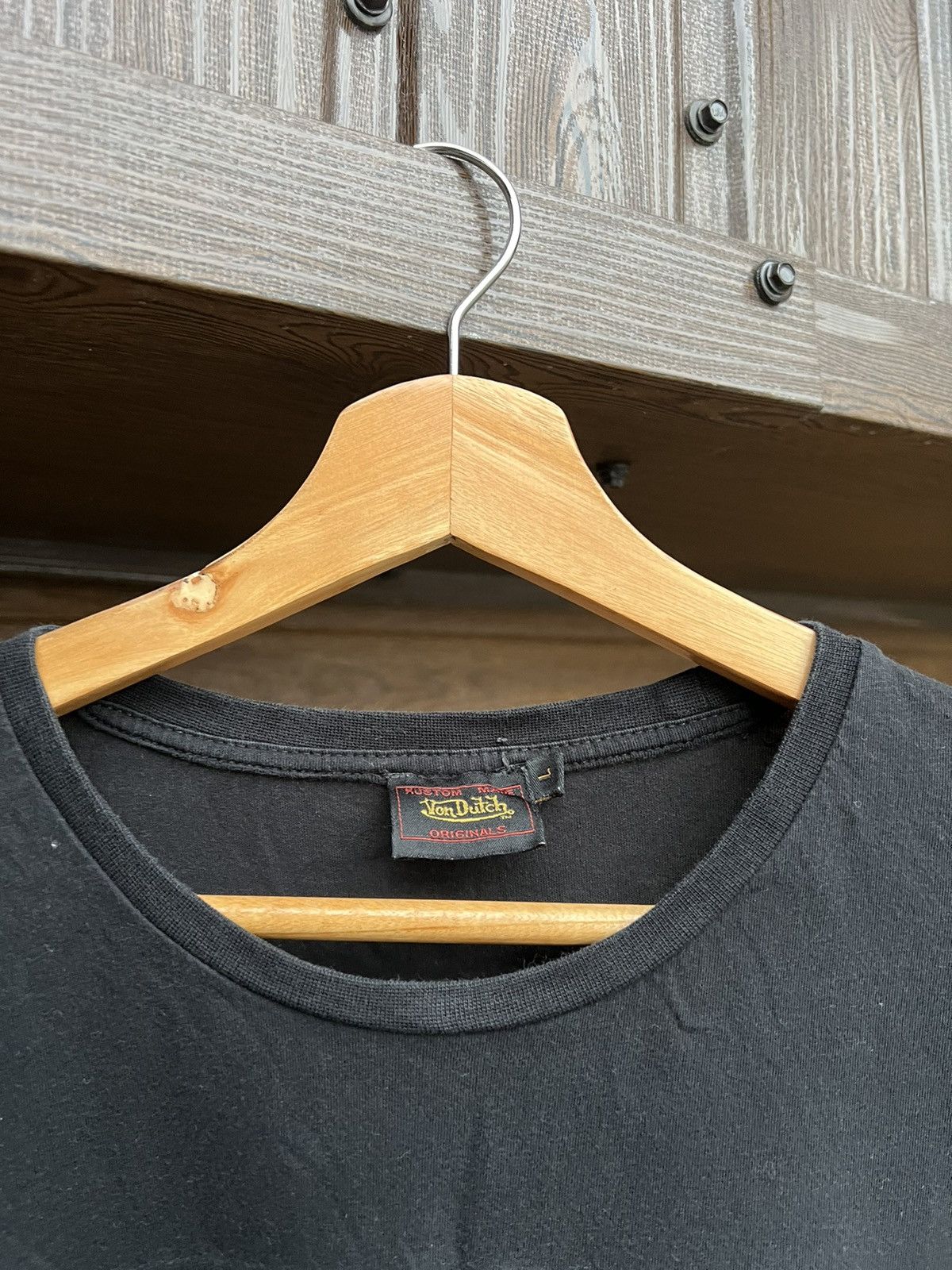 Vintage × Von Dutch 👕 Vintage Big Logo Von Dutch T-Shirt Size US L / EU 52-54 / 3 - 2 Thumbnail