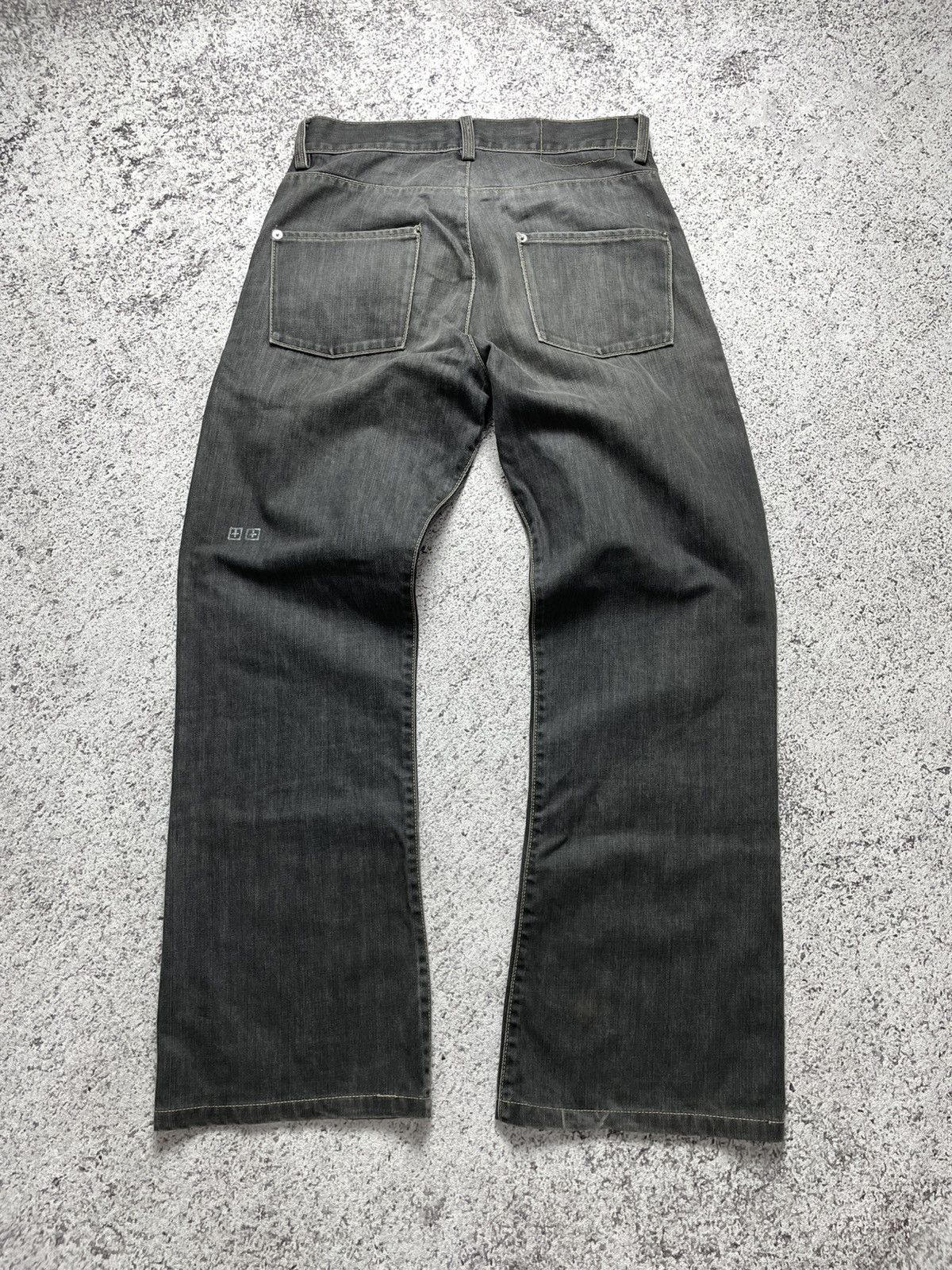 Ksubi Vintage Faded Flared Jeans Ksubi Anti K Mekanik Jeans Size US 30 / EU 46 - 2 Thumbnail