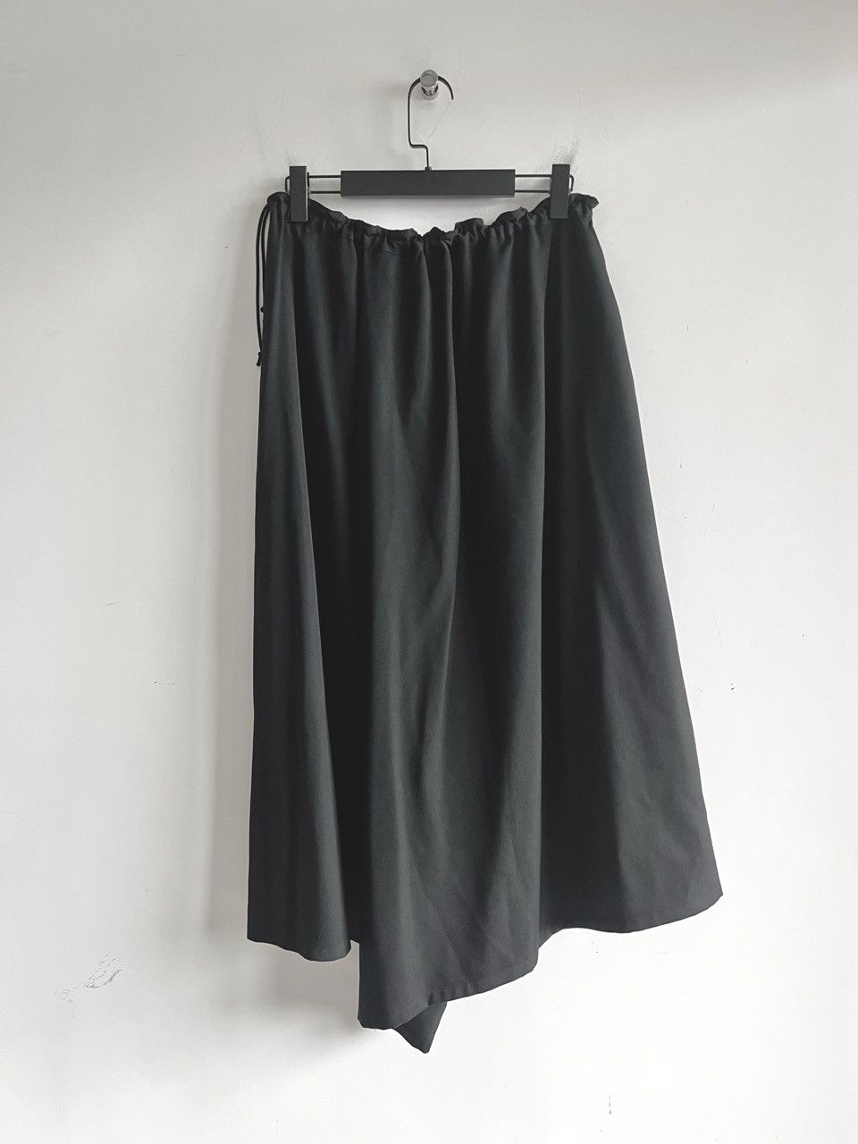 Yohji Yamamoto Y's Yohji Yamamoto - WOOL GABARDINE 2-WAY SKIRT WIDE PANTS Size 28" / US 6 / IT 42 - 2 Thumbnail