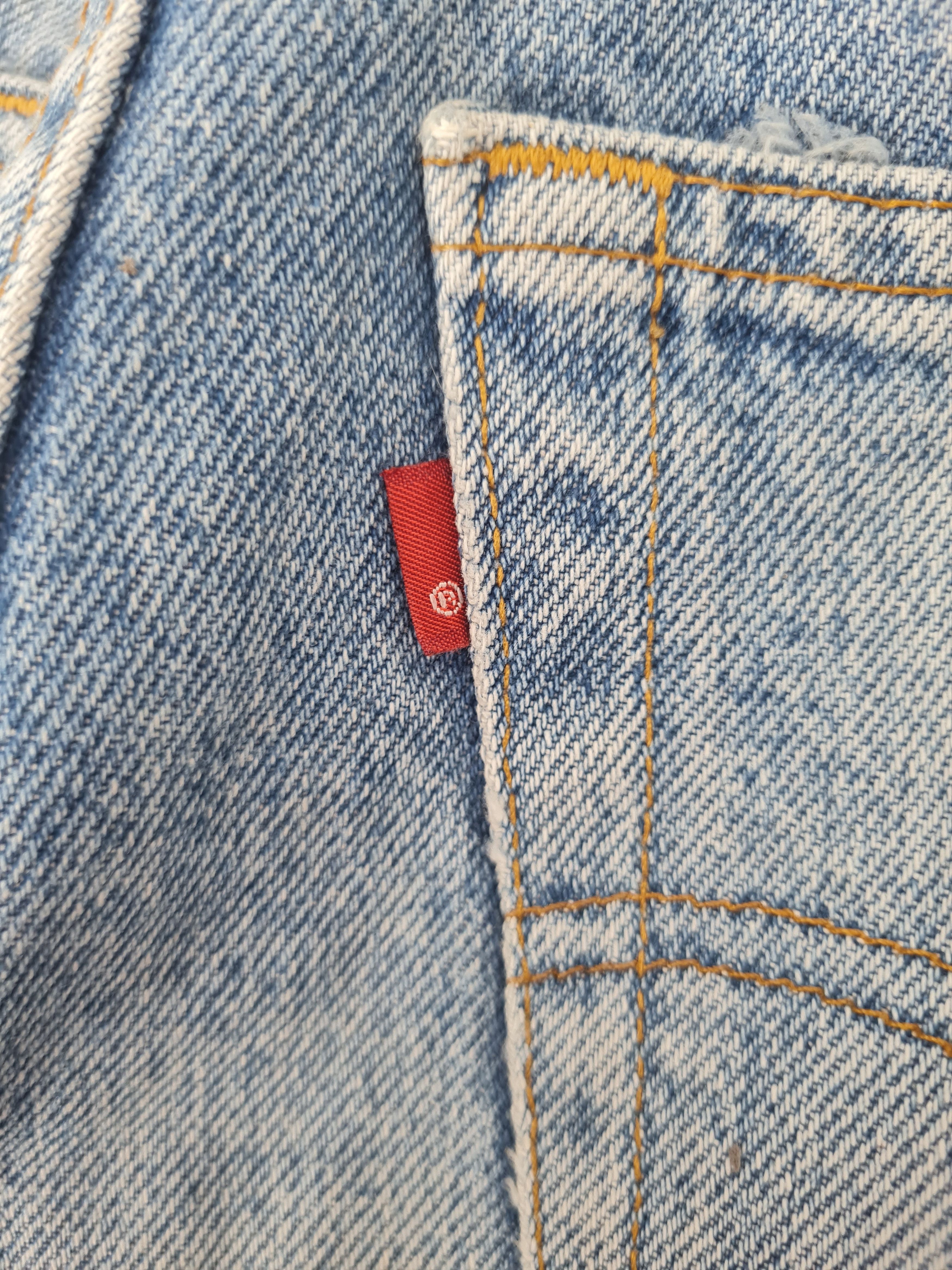 Levi's Vintage Clothing Vtg 90's LEVIS 510 Faded Light Wash Jeans L0399 Size 30X30 Size US 30 / EU 46 - 10 Thumbnail