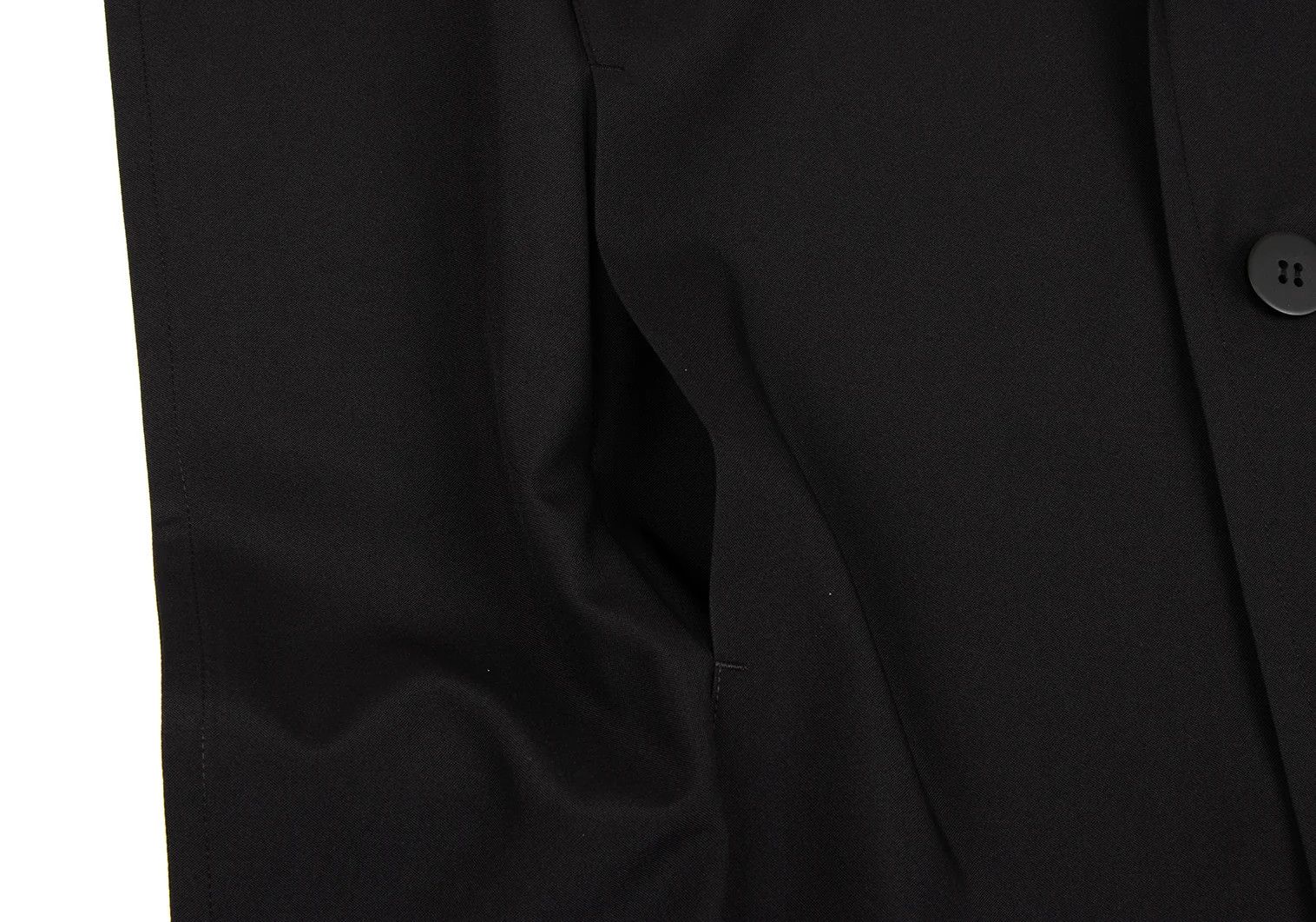Issey Miyake Flat Pleats Polyester Chester Coat in Black Size 3 Size US L / EU 52-54 / 3 - 8 Thumbnail