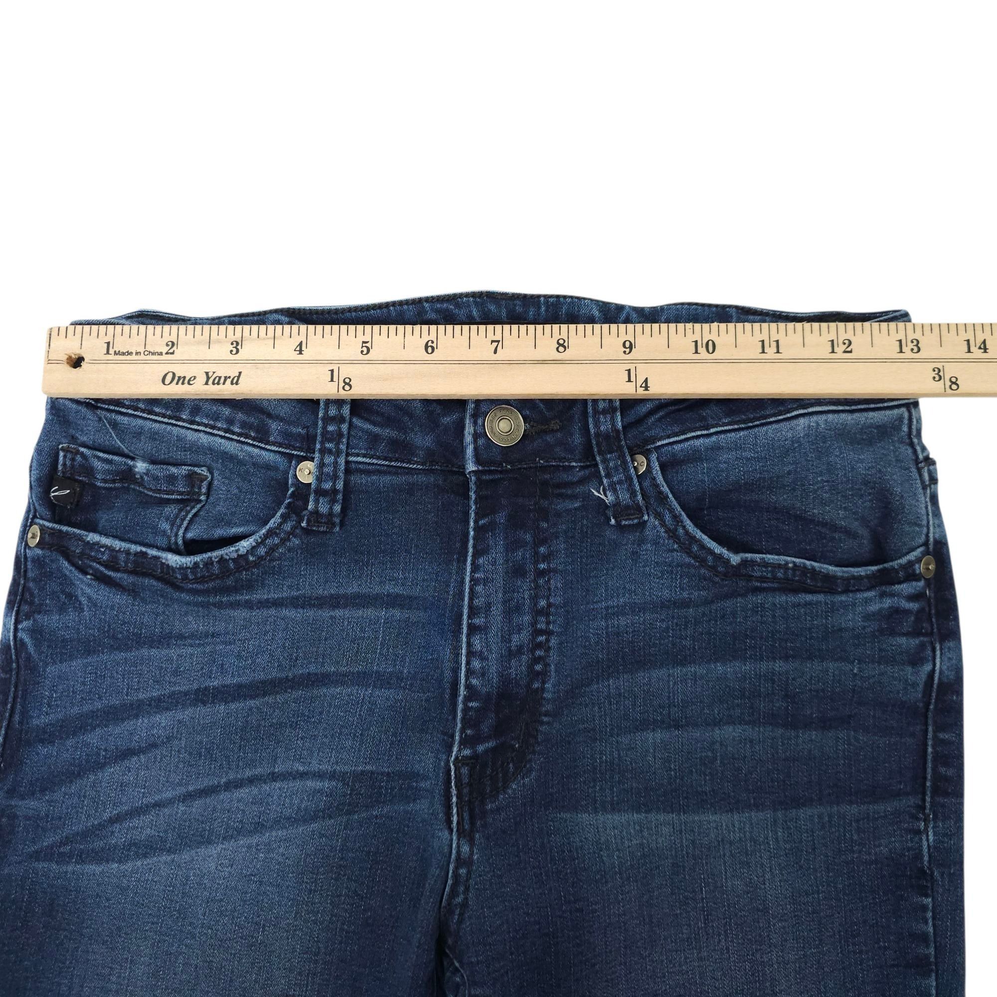 Kancan USA KanCan Mid Rise Skinny Jeans Womens Size 7/27 Stretch Dark W Size 27" / US 4 / IT 40 - 3 Thumbnail