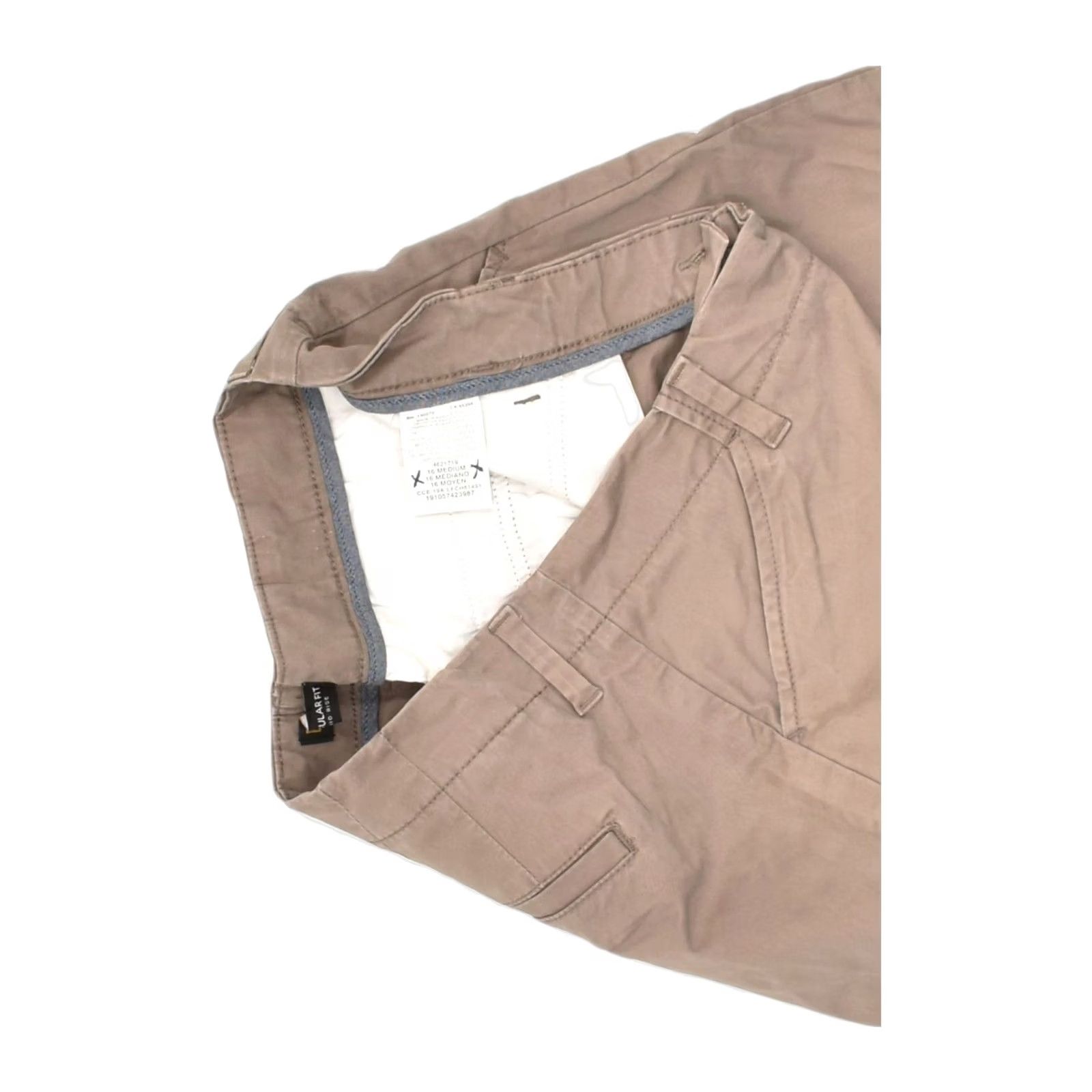 Lee VINTAGE LEE Womens Casual Shorts US 16 2XL W34 Brown Cotton LK09 Size 40" / US 18 - 3 Thumbnail