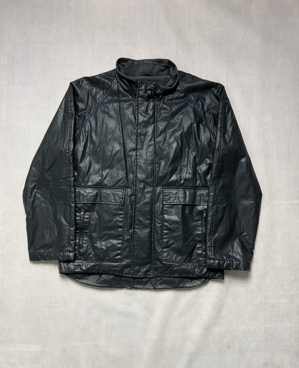 Burberry Insulated Jacket Thomas Burberry vintage 90’s rare leather Size US XL / EU 56 / 4 - 3 Thumbnail