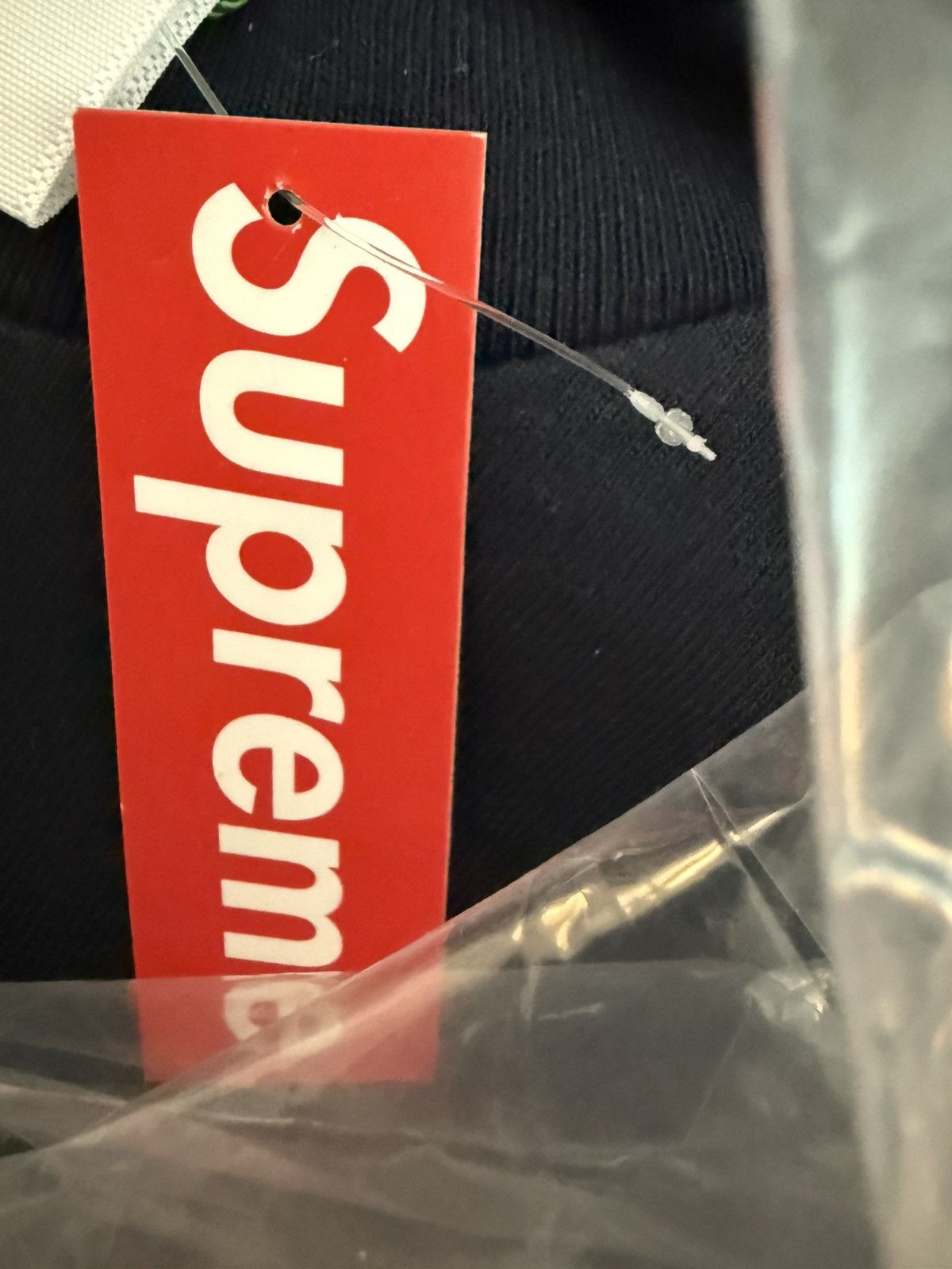 Supreme Supreme Bandana Box Logo Navy Size US S / EU 44-46 / 1 - 5 Thumbnail