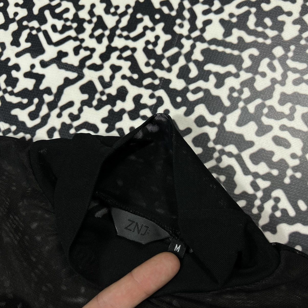 Japanese Brand Vintage Y2K Japanese Abstract Mesh Longsleeve JPG 90s Style Size M / US 6-8 / IT 42-44 - 13 Thumbnail