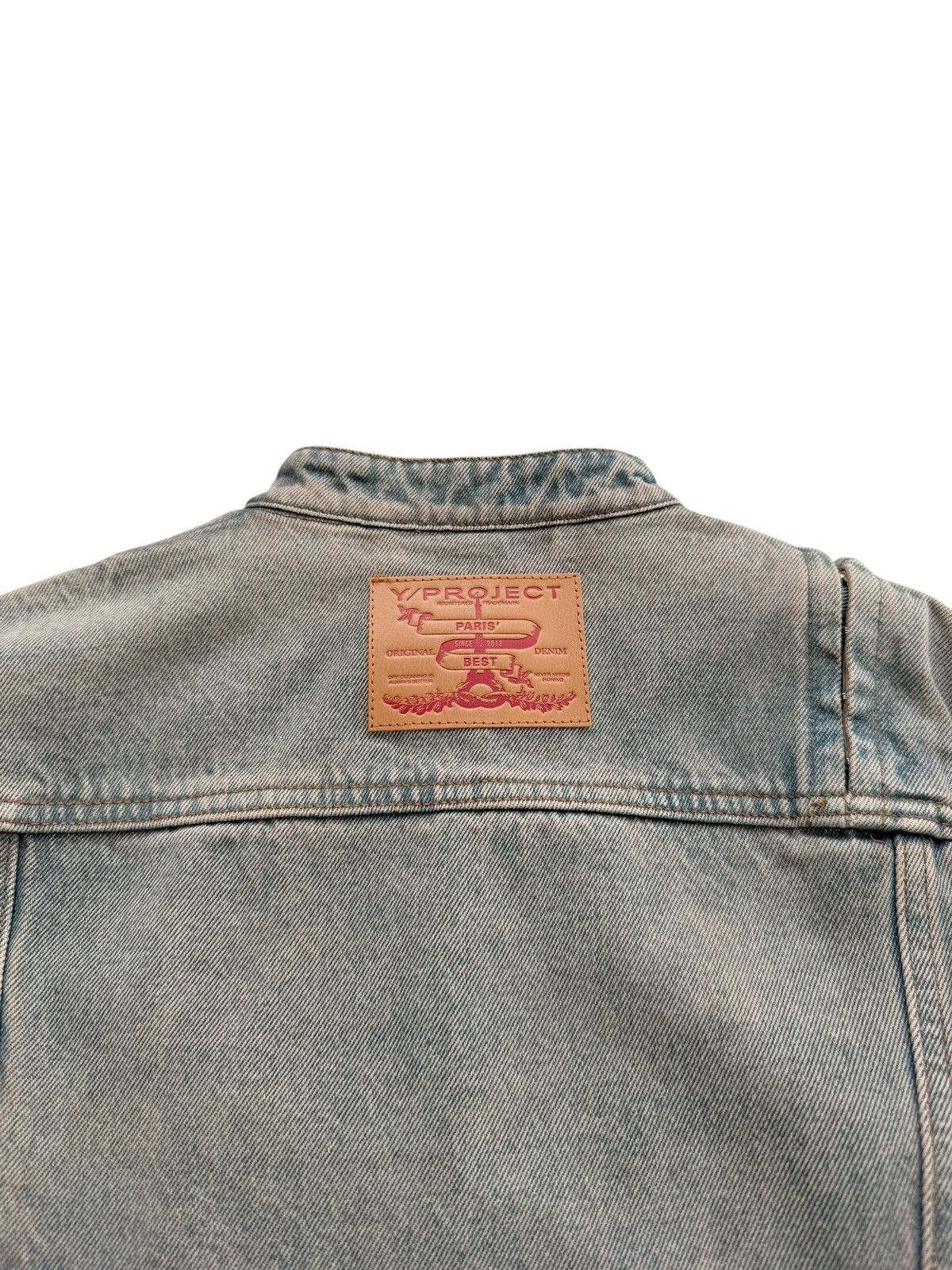 Y/Project Hook and Eye Denim Jacket Size L / US 10 / IT 46 - 7 Thumbnail