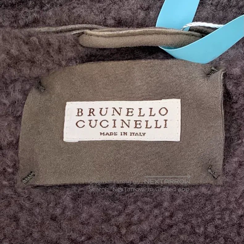 Brunello Cucinelli Brunello Cucinelli Wool fur hooded mid-length leather jack Size US XS / EU 42 / 0 - 6 Thumbnail