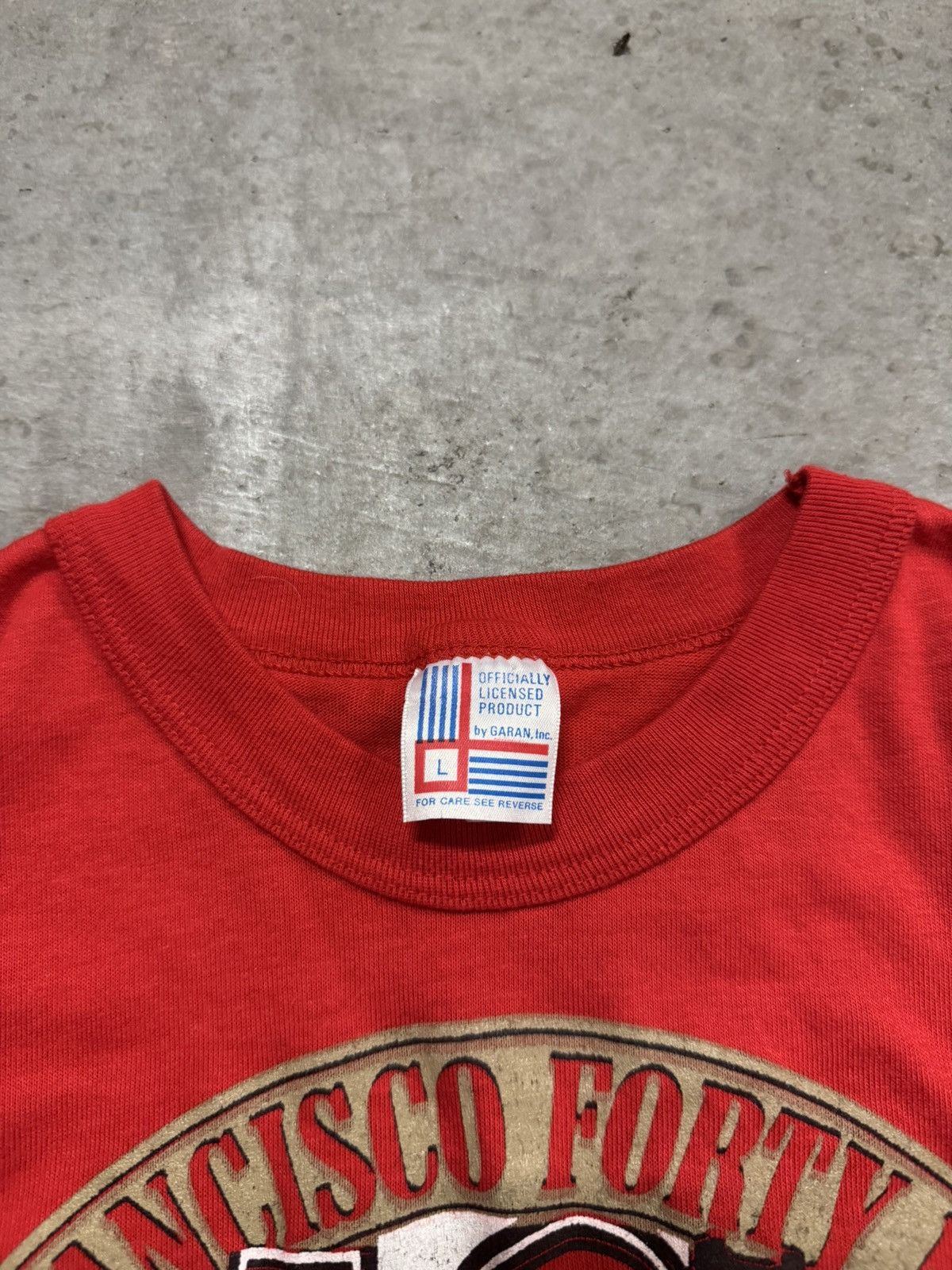 Vintage Vintage 1986 San Francisco 49ers T Shirt NFL Size Large Red Size US M / EU 48-50 / 2 - 6 Thumbnail