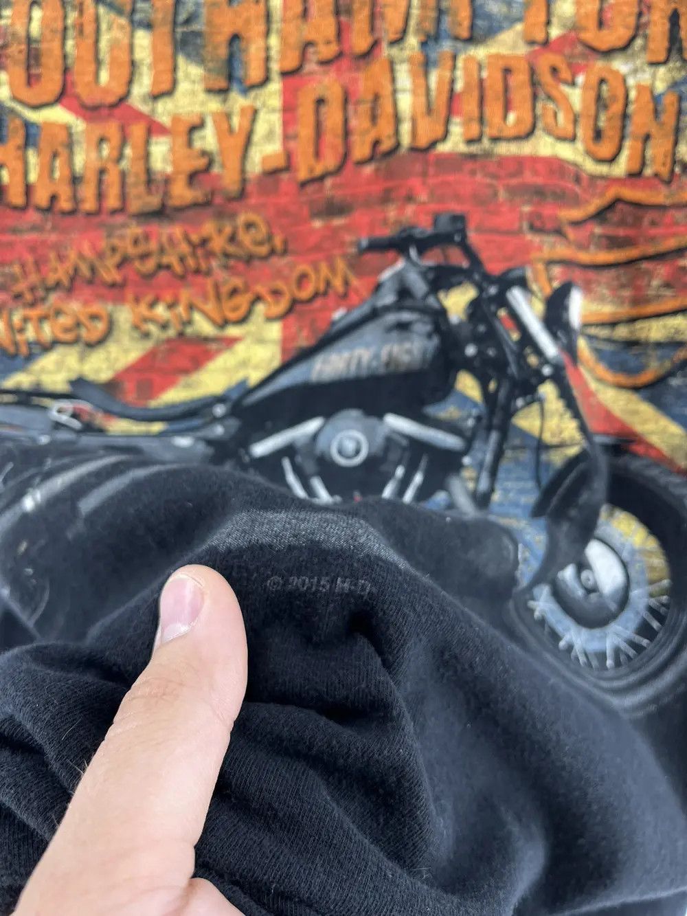 Harley Davidson Vintage Y2K Harley Davidson Southampton T-Shirt Size US XXL / EU 58 / 5 - 3 Thumbnail