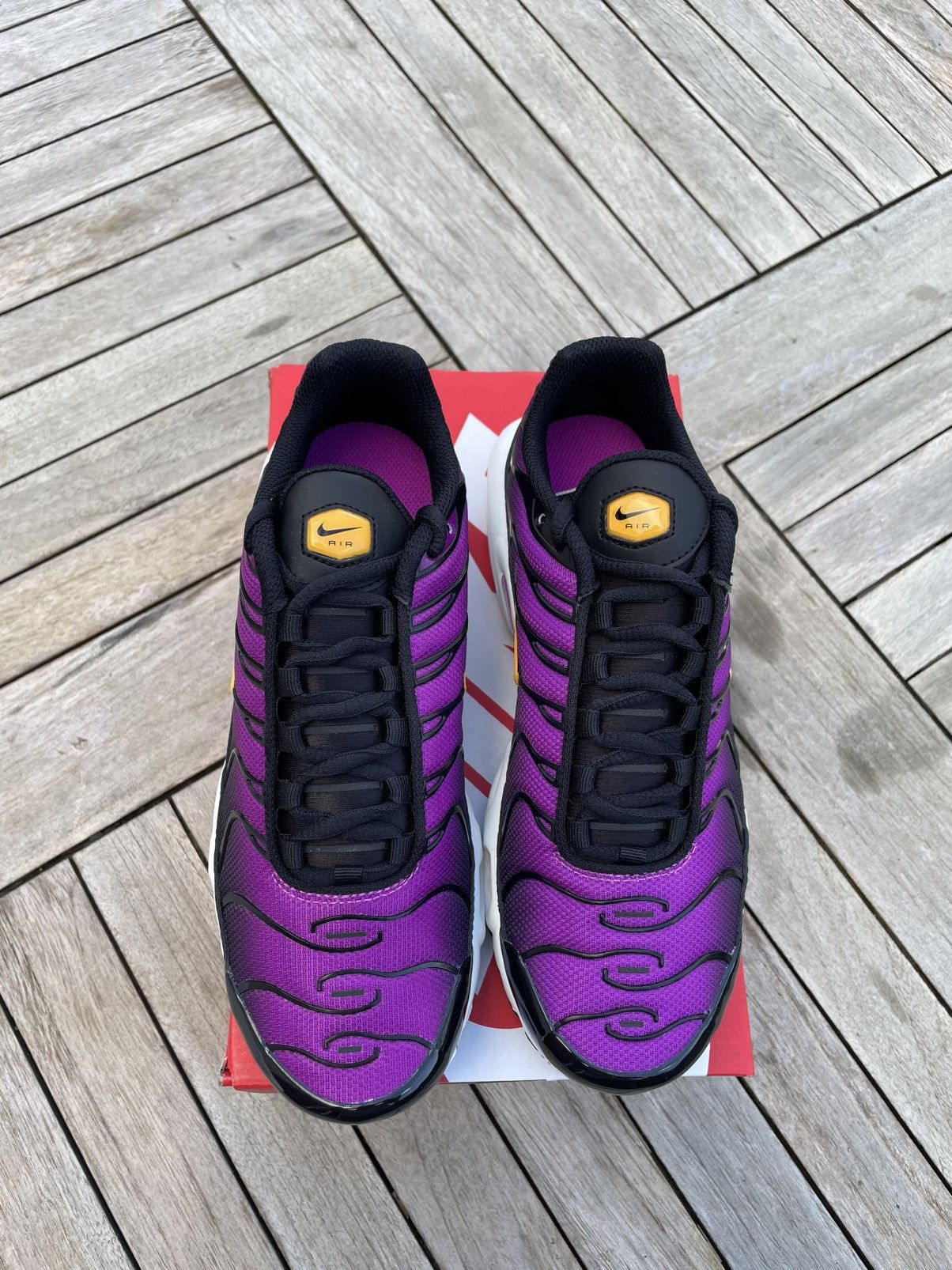 Nike - Nike Air Max Plus Black Hyper Violet Size US 7 / IT 37 - 4 Thumbnail