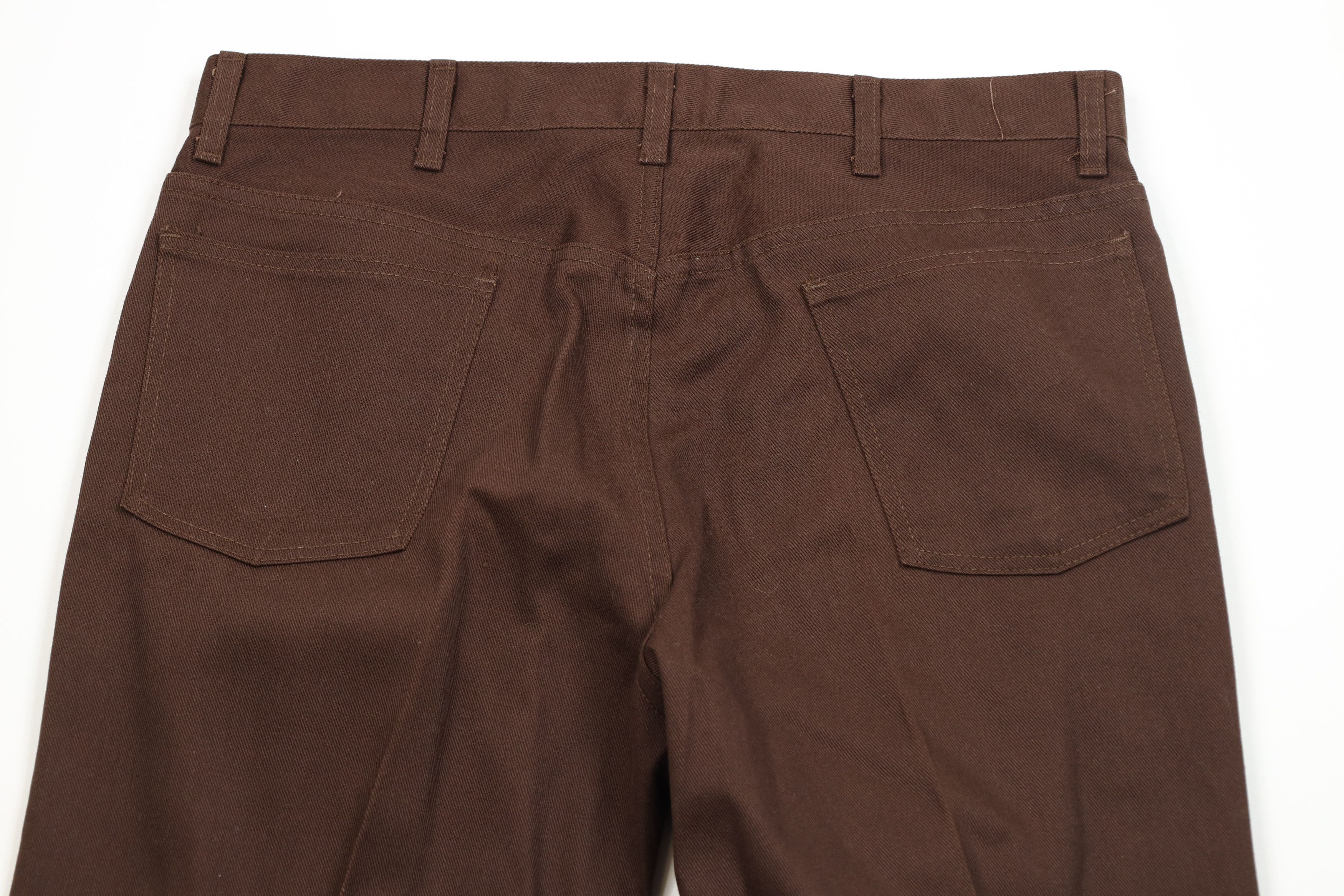 Vintage Vintage 70s Streetwear Bell Bottoms Jeans Brown USA Size US 36 / EU 52 - 11 Thumbnail