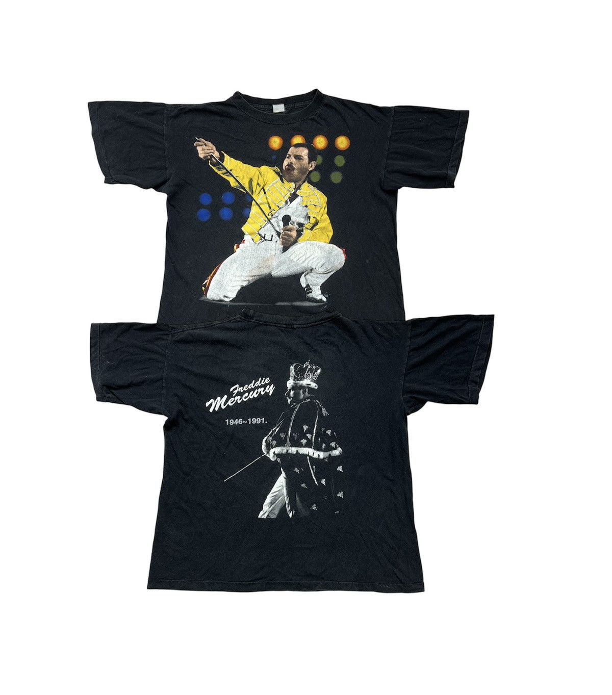 Band Tees Rare Tshirt Queen Freddie Mercury 1991 Official Print Size US M / EU 48-50 / 2 - 1 Thumbnail