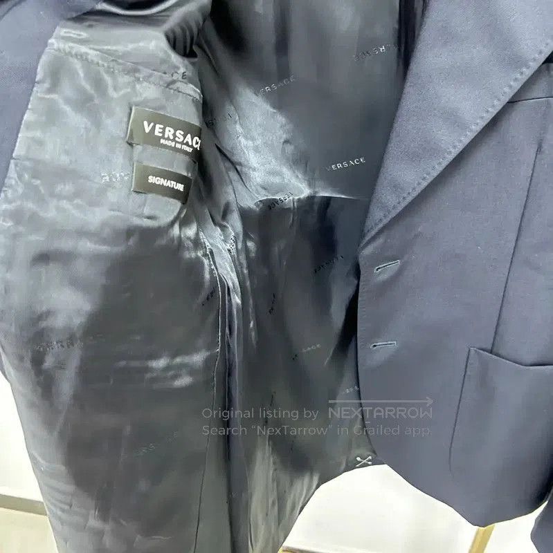 Versace Versace Men's Wool Long Sleeve Jacket . Size US L / EU 52-54 / 3 - 7 Thumbnail