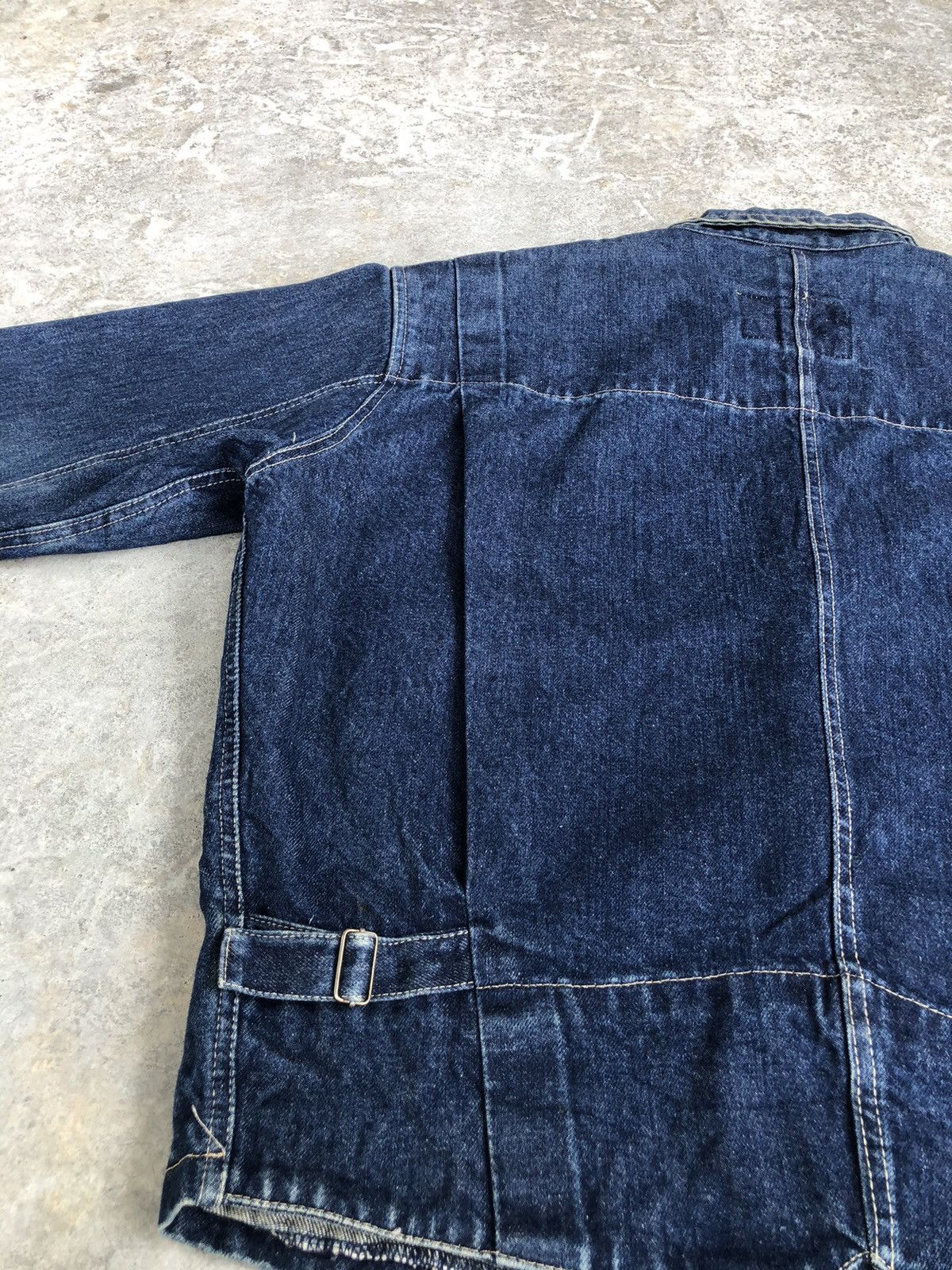 Vintage Vintage 70s Blues Union Chore Jacket Distressed Denim Size US L / EU 52-54 / 3 - 15 Thumbnail