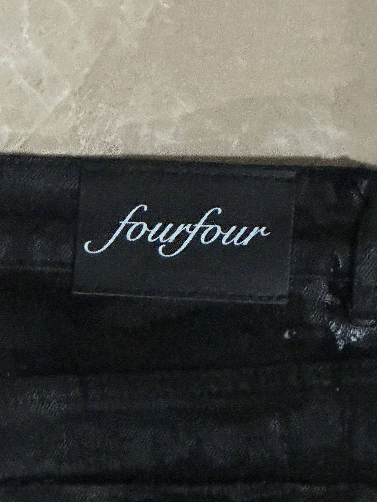 Tornado Mart FourFour Waxed Flared Denim Size US 36 / EU 52 - 3 Thumbnail