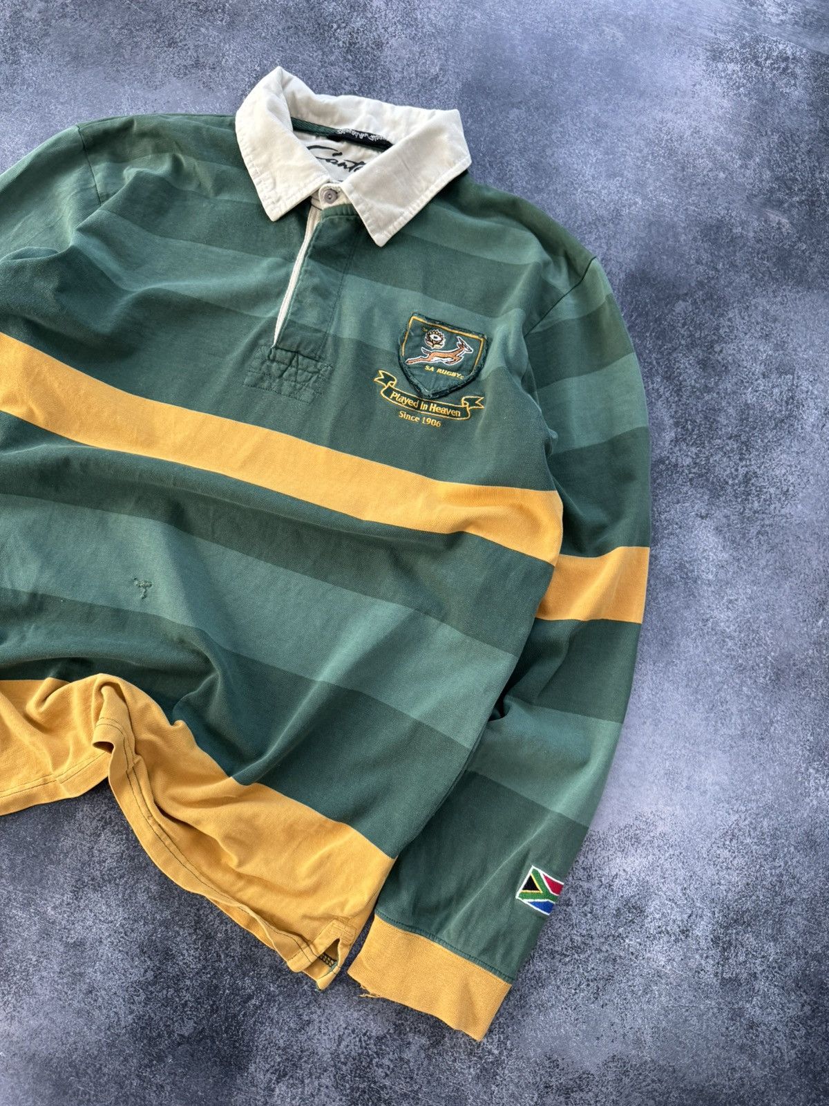 Canterbury of New Zealand Vintage Canterbury Of New Zealand South Africa Polo Rugby Size US L / EU 52-54 / 3 - 6 Thumbnail