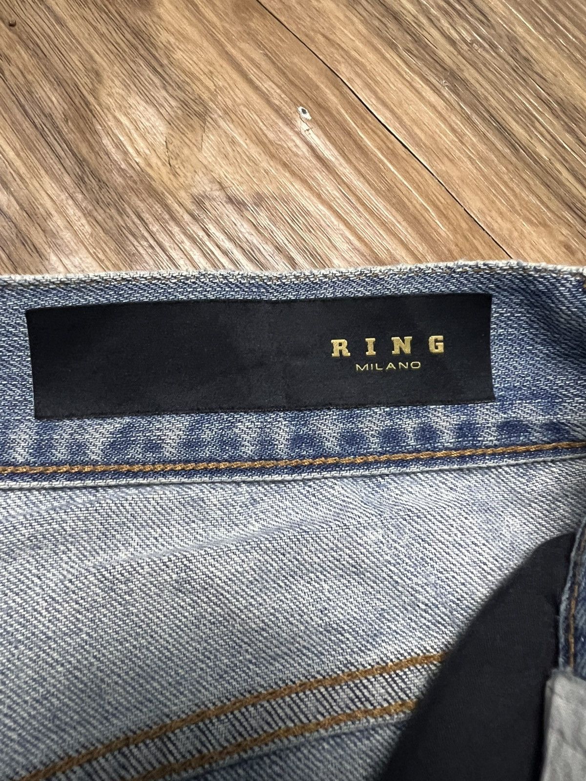 Ring Milano RING Milano Italy Men’s Straight Leg Denim Jeans (45) Size US 30 / EU 46 - 8 Thumbnail