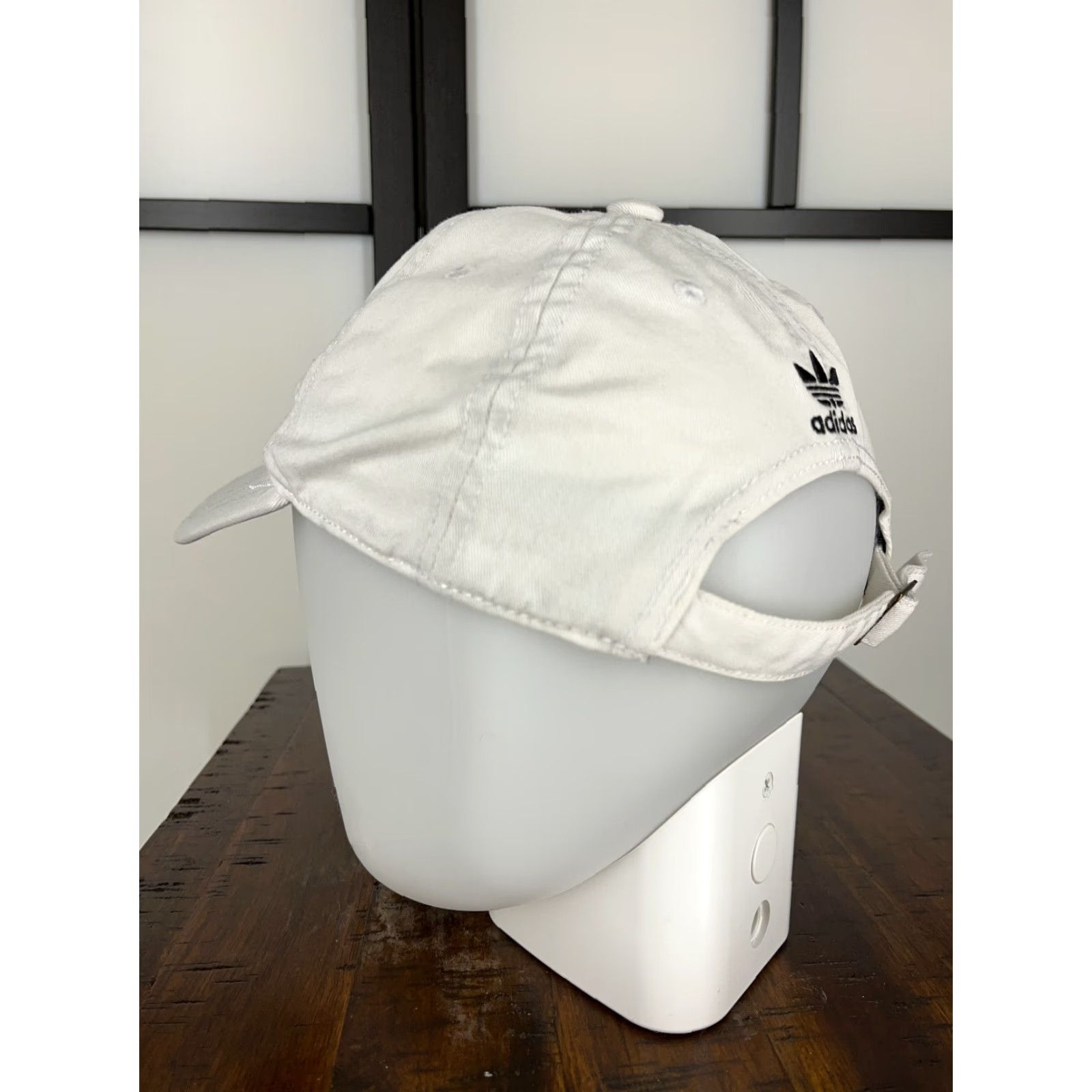 Adidas Adidas Hat Cap Strap Back Womens One Size White Twill 100% Cotton Trefoil Golf Hat, Adjustable, Casual Sports Women’s Cap Size ONE SIZE - 5 Thumbnail