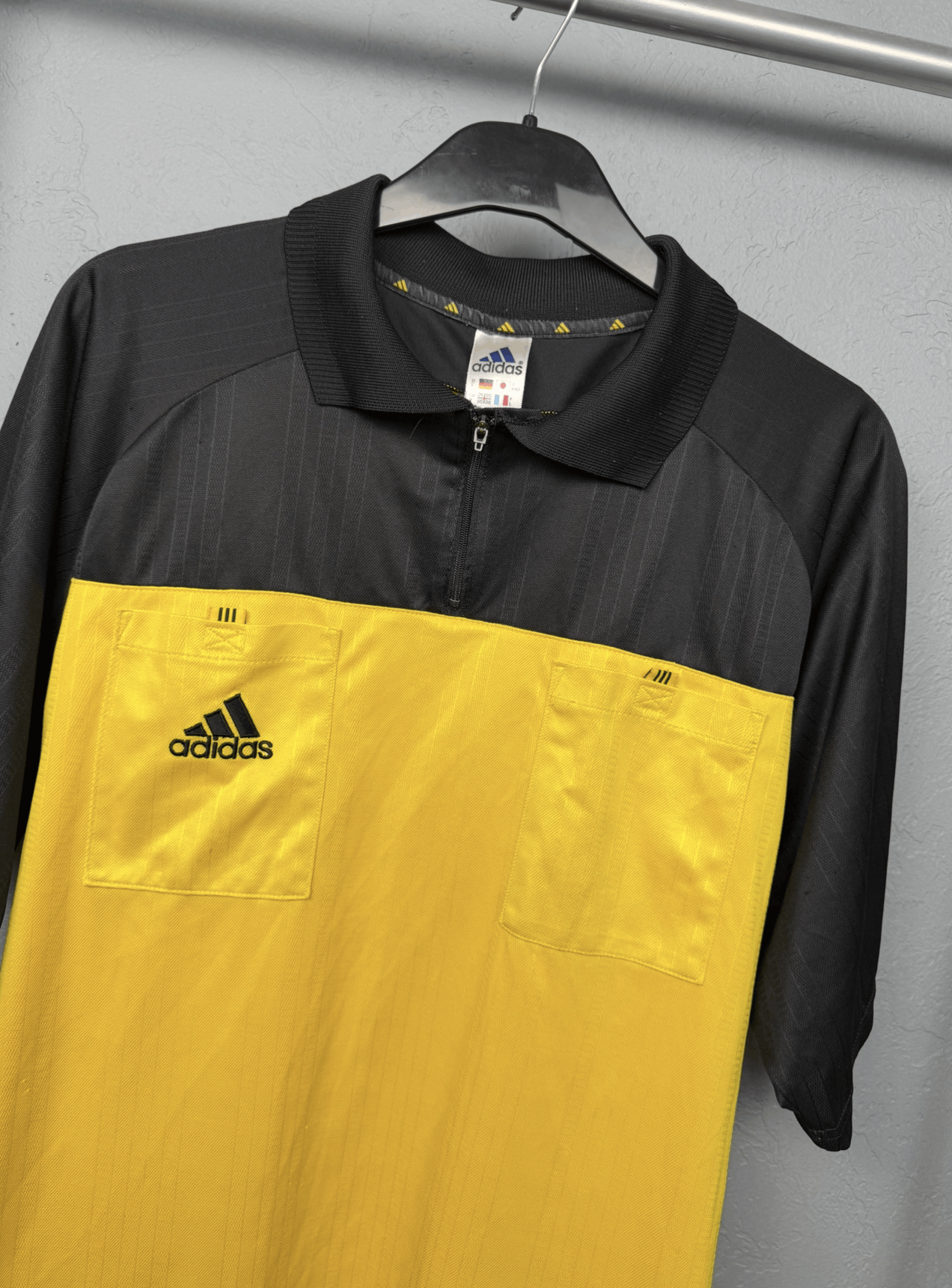 Adidas Adidas 90s Vintage Mens Referee Jersey T-Shirt Size US L / EU 52-54 / 3 - 2 Thumbnail