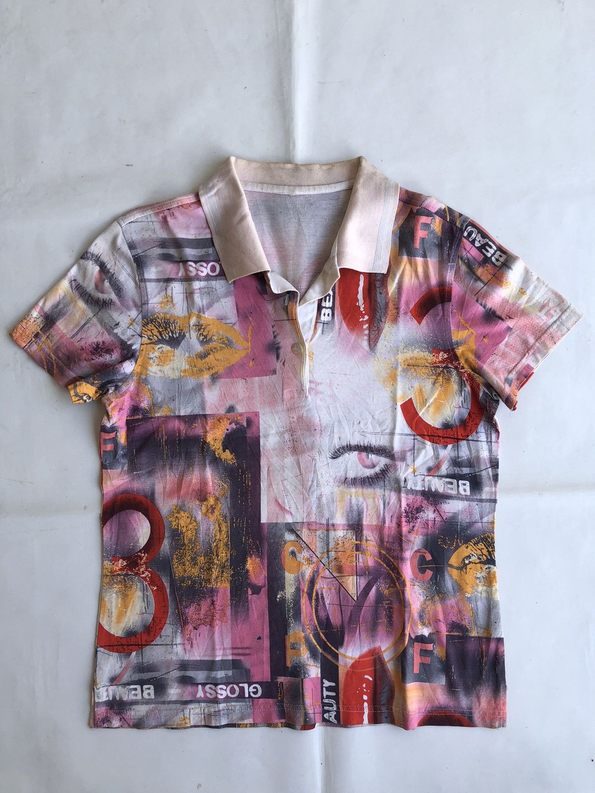 Beauty Beast Rare item AOP Artwork Button Shirt Issey Miyake Style Size US S / EU 44-46 / 1 - 1 Thumbnail