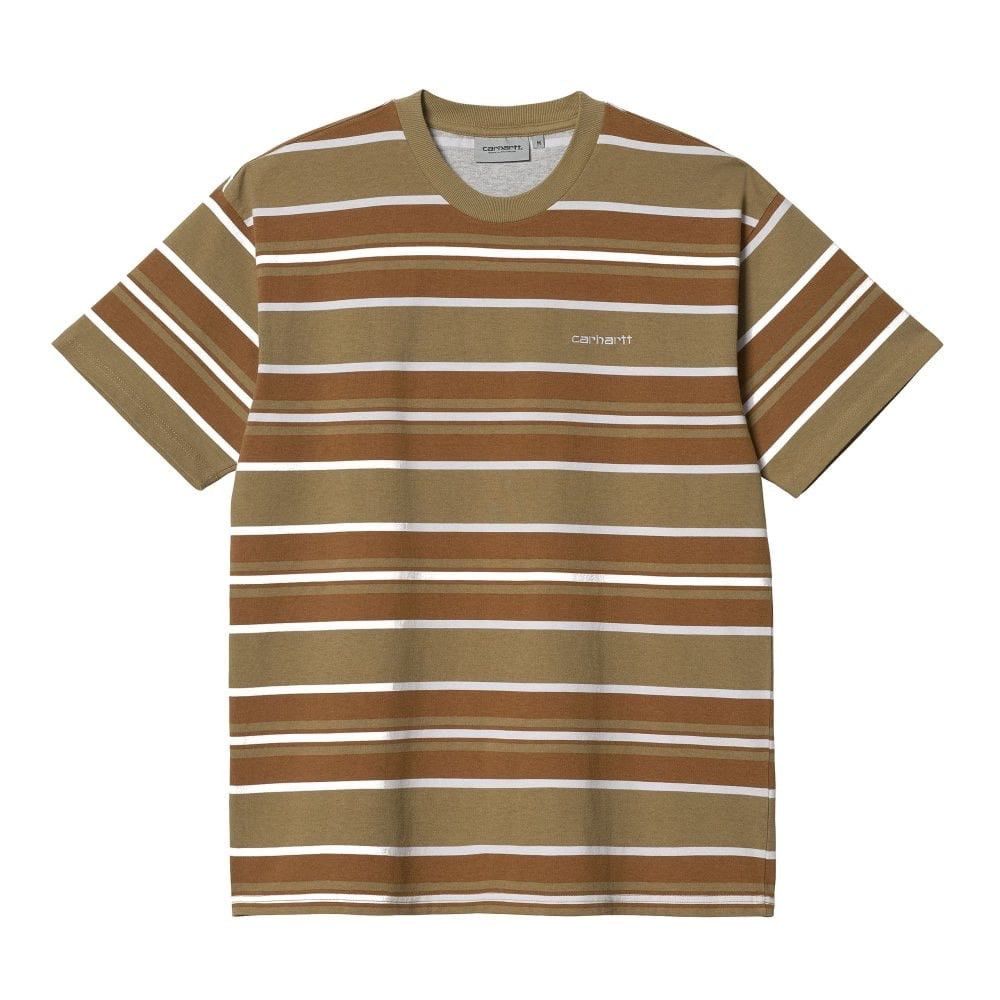 Carhartt WIP Corfield Striped T Shirt Short Sleeve Vintage