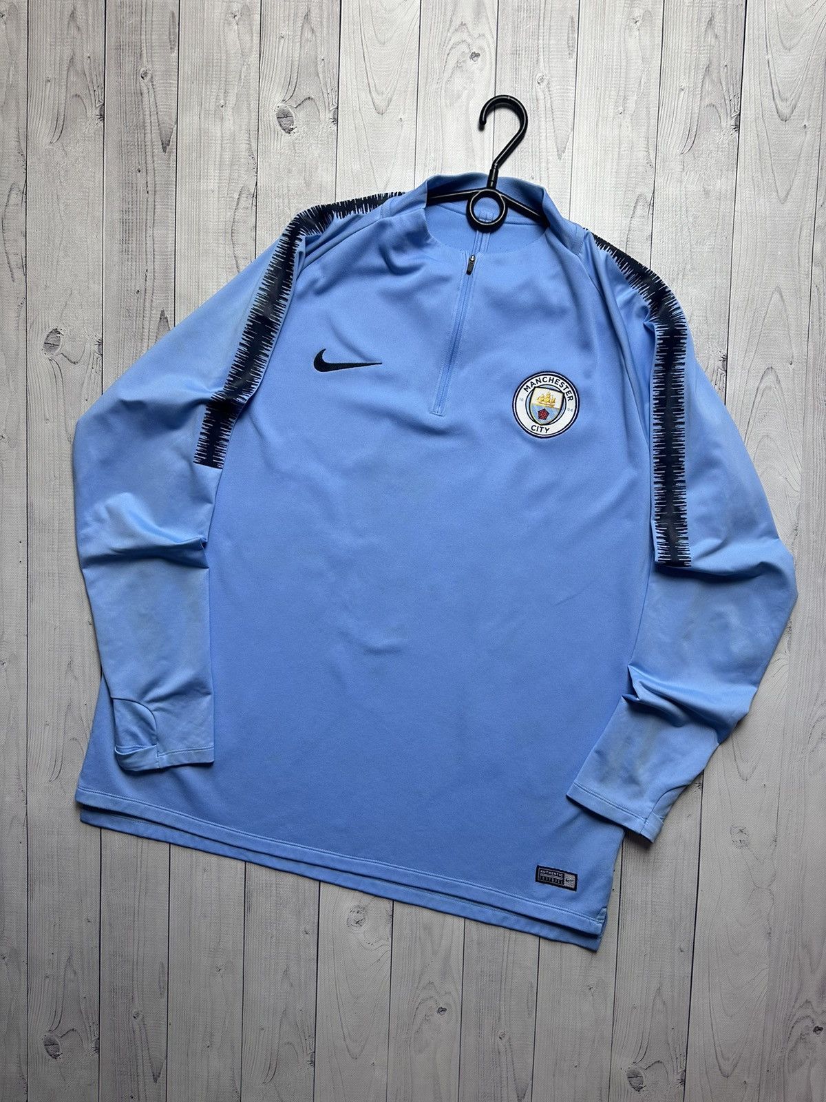 Nike × Vintage Vintage Manchester City soccer sweatshirt training Nike Size US XXL / EU 58 / 5 - 1 Thumbnail